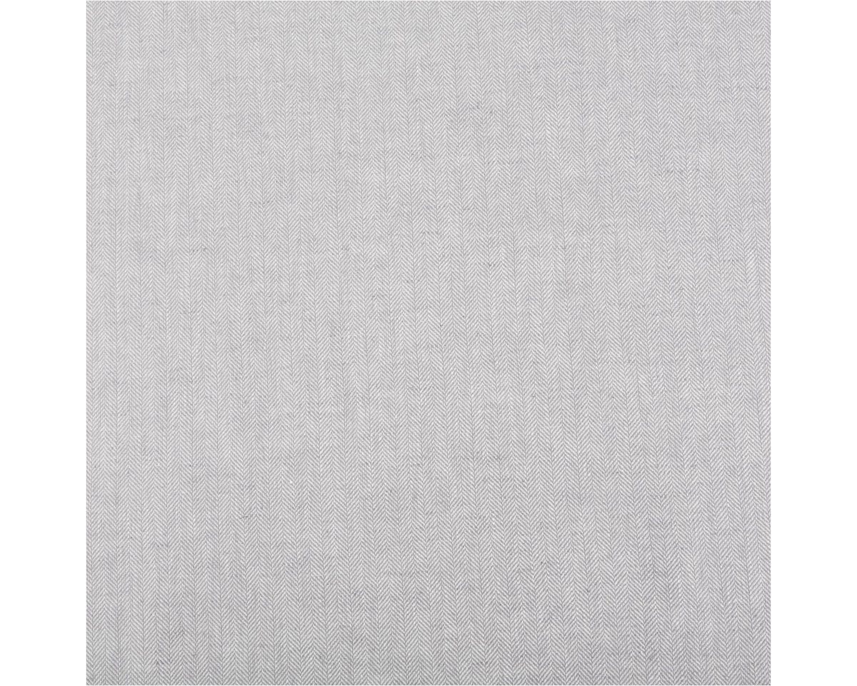 Thumbnail - SCHÖNER LEBEN. Stoff Leinen-Baumwollstoff Chambray Fischgrät meliert hellgrau 1,38m