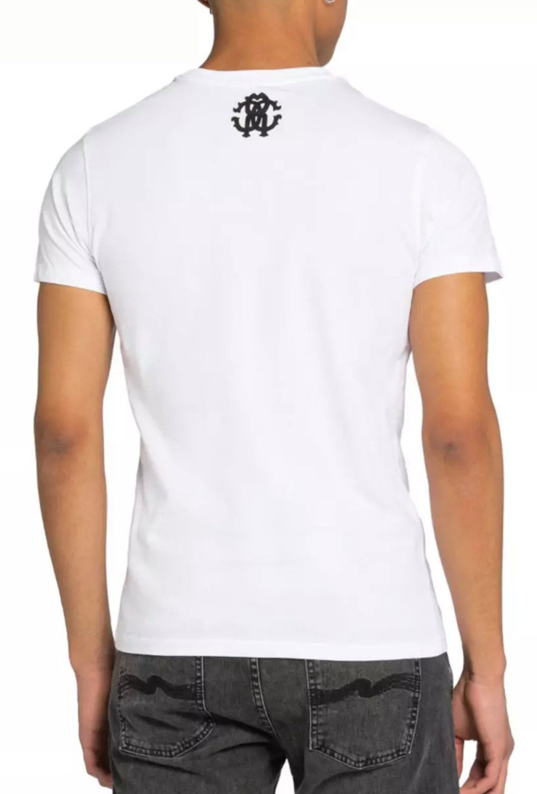 roberto cavalli T-Shirt Signature Logo Slim Fit Shirt Haupt- und exklusivste Linie der Marke