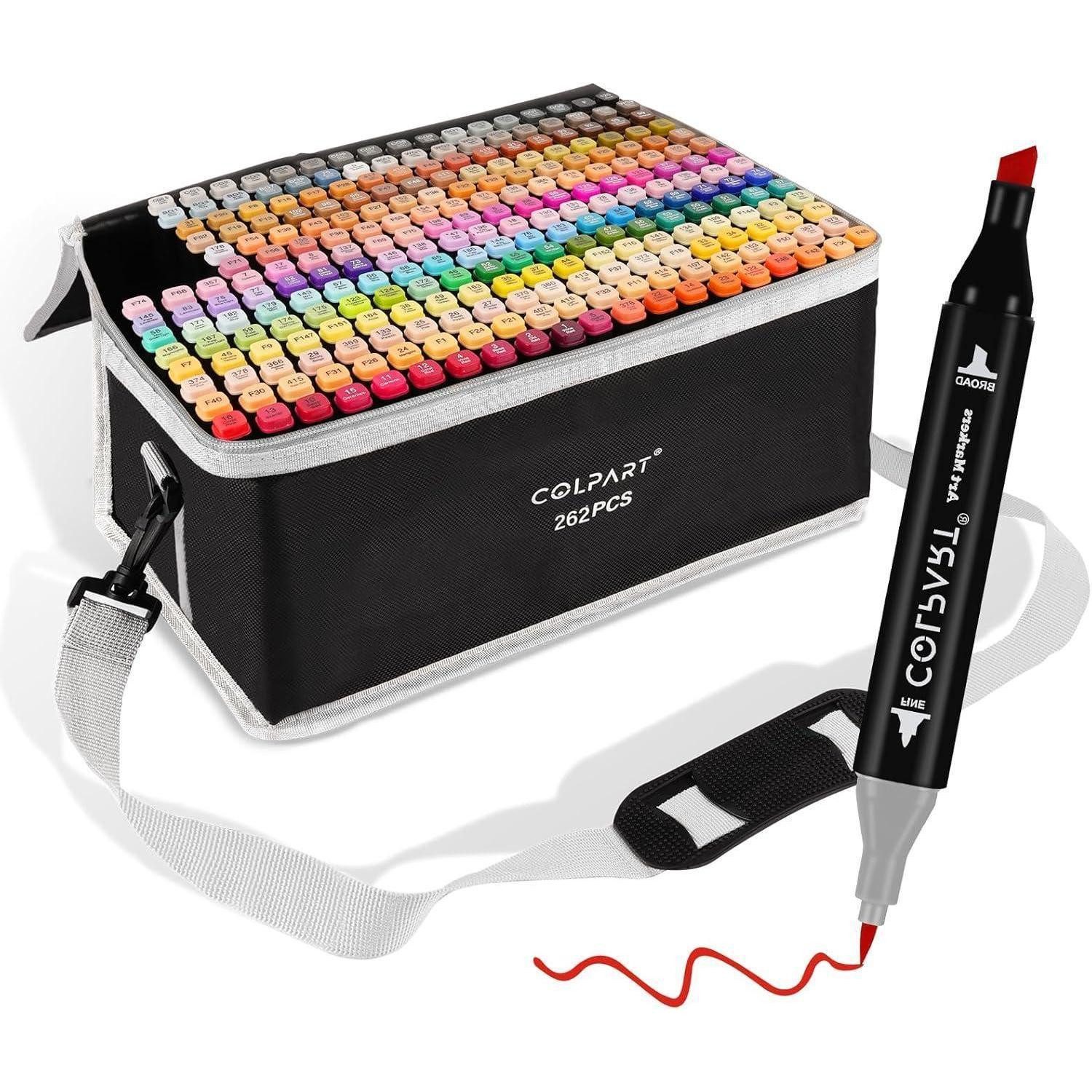 LuxusKollektion Marker Alkohol Marker Set 262 Farben Doppelseitig