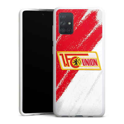 DeinDesign Handyhülle Offizielles Lizenzprodukt 1. FC Union Berlin Logo, Samsung Galaxy A71 Silikon Hülle Bumper Case Handy Schutzhülle