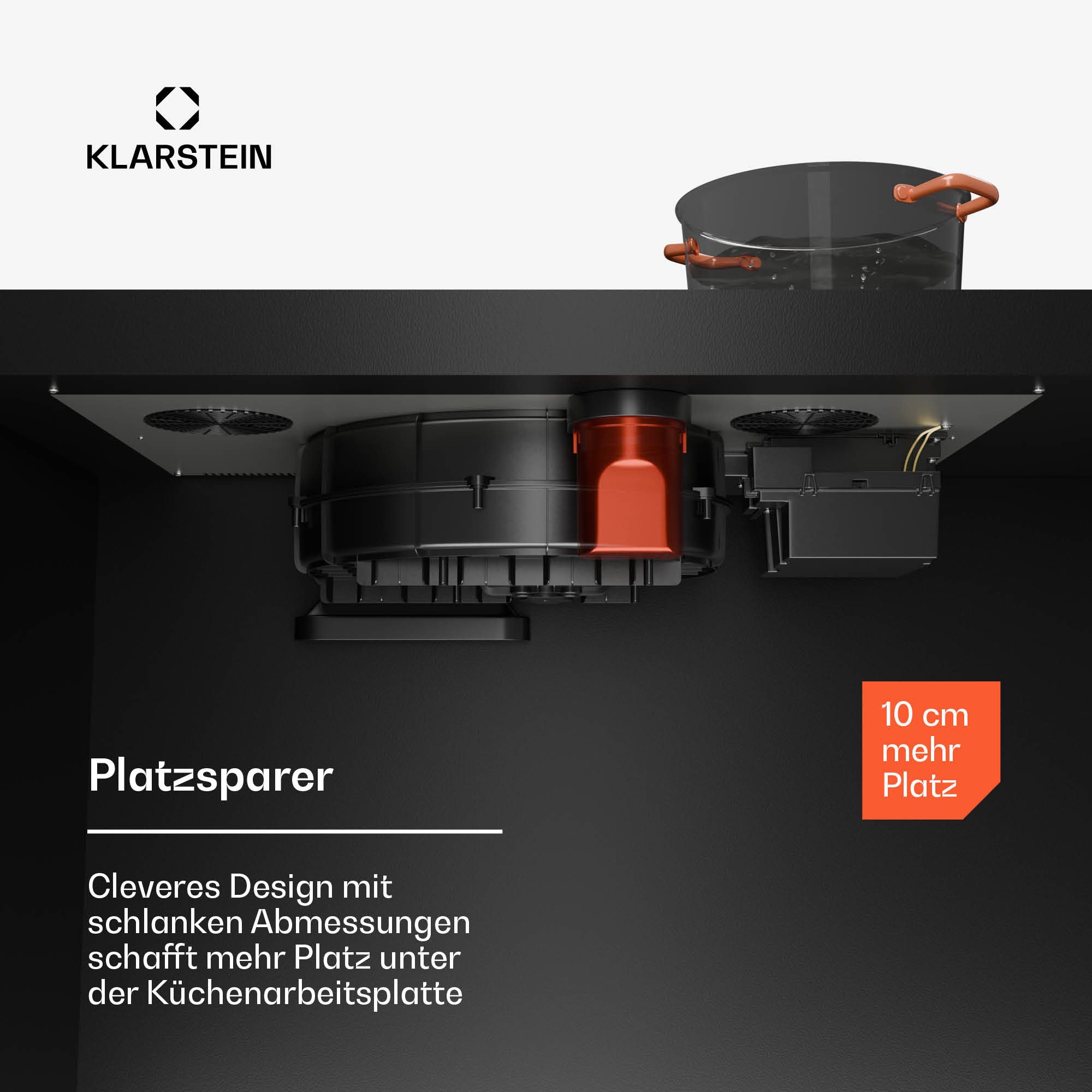 Klarstein Induktions-Kochfeld Airjet, Kochfeld Induktion 4 Zone Flex Touch Timer Küche LED