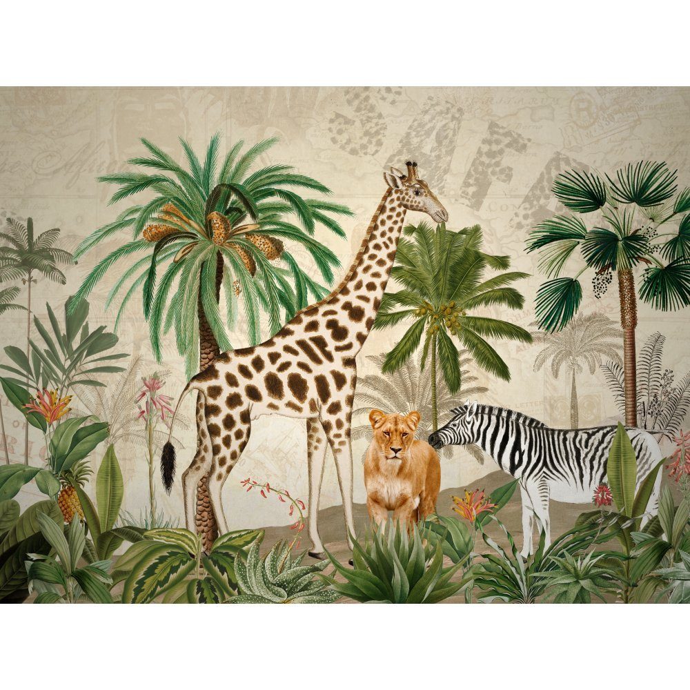 raxxa Platzset raxxa Premium-Platzset"Wilde Afrika Lanschaft", günstig online kaufen