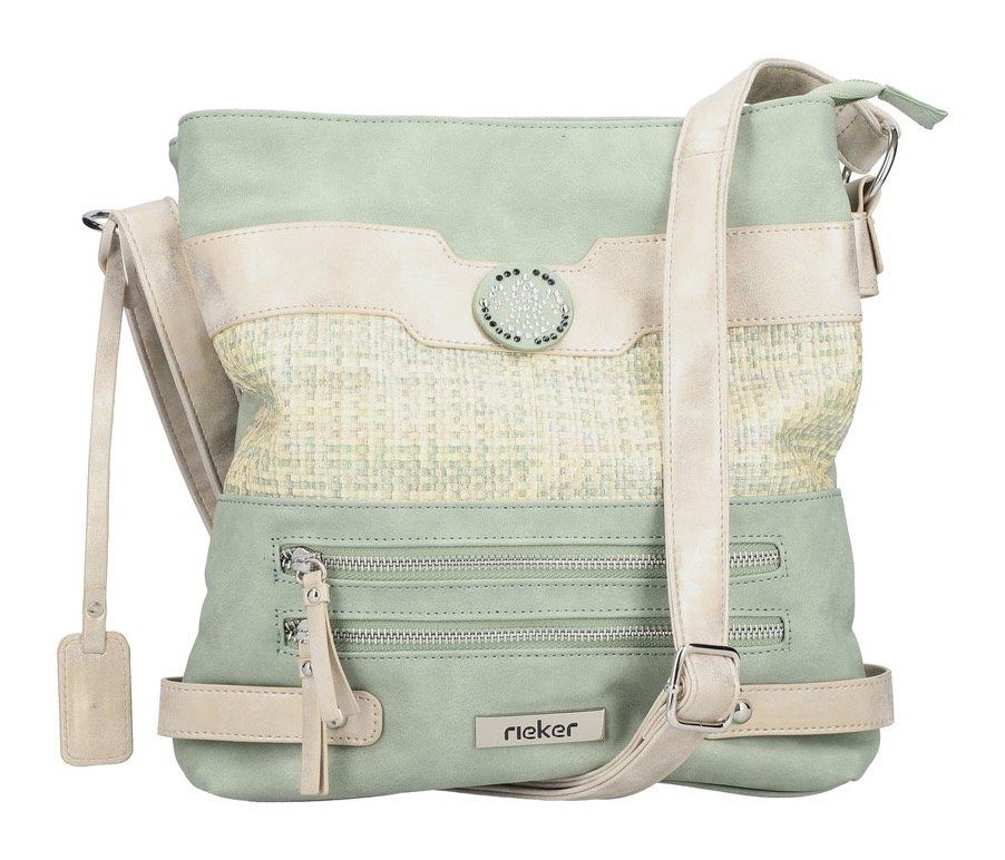 Rieker Umhängetasche, Schultertasche, Damen-Tasche mit praktischem Reißverschluss-Rückfach