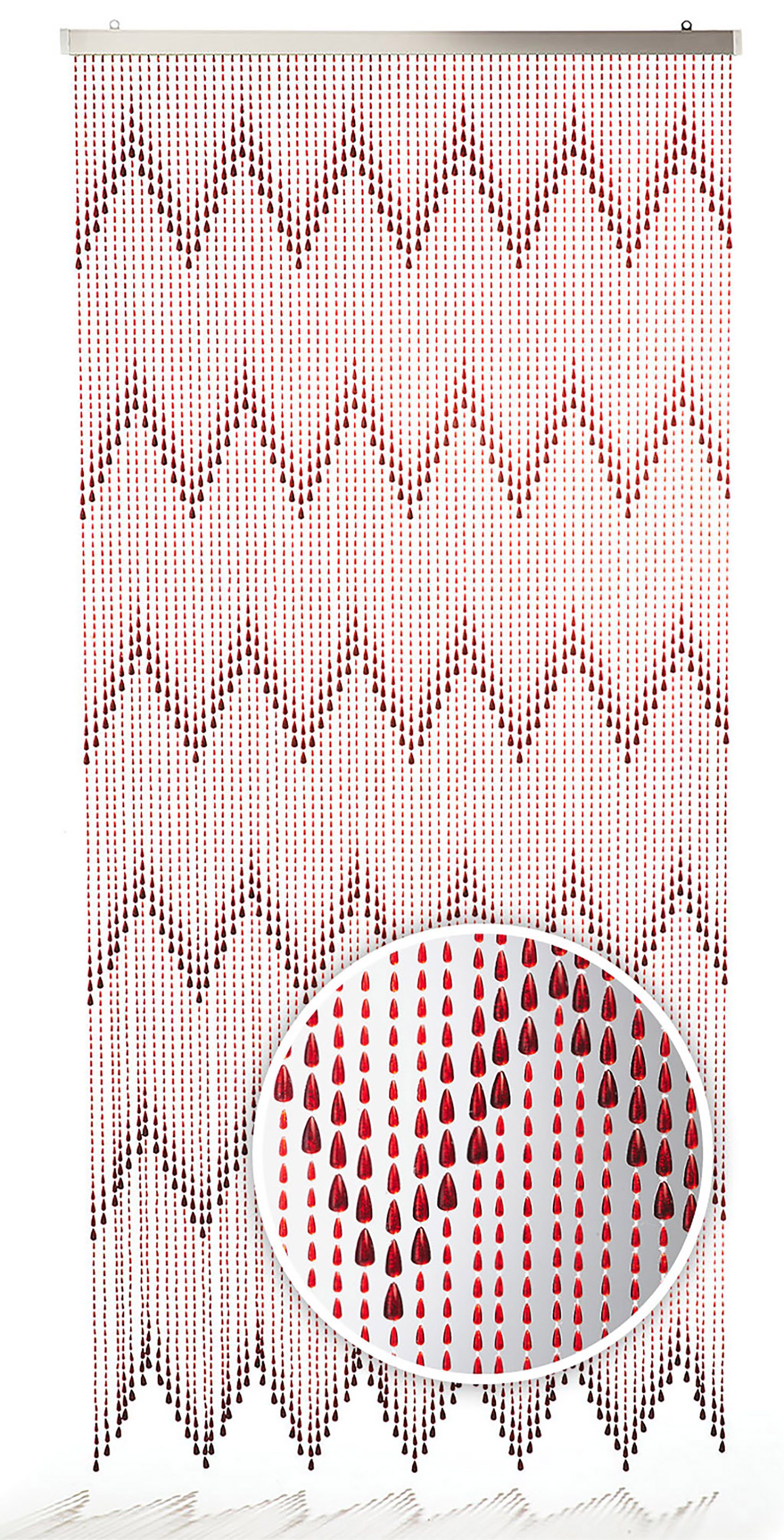 Ösen Kunststoff Vorhang (1 Türvorhang Kobolo, 72 St) Stränge 90x200cm, TERRA