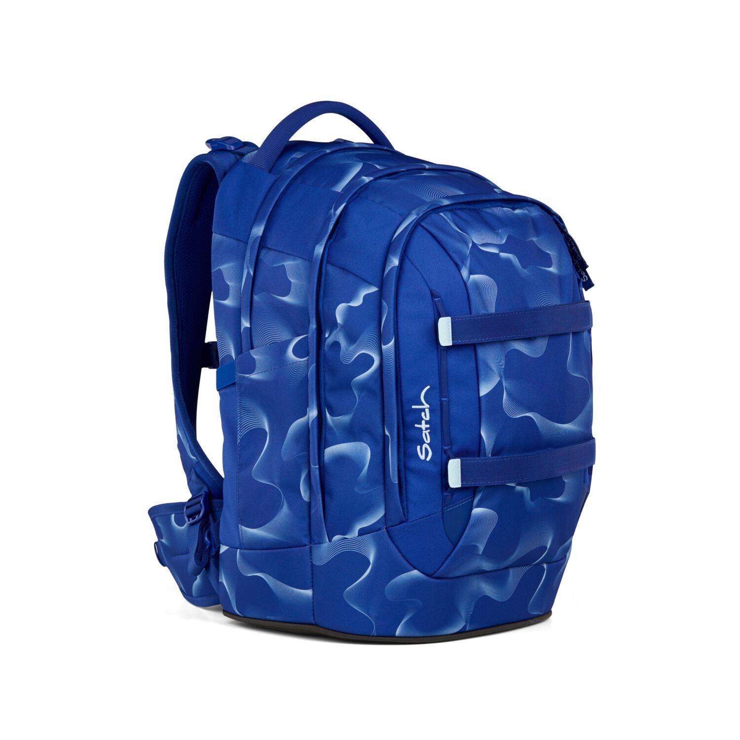 Satch Schulranzen Schulrucksack PACK Vibrant Blue (1 Stück), ergonomisch, Your-Size-System: auf Körpergröße anpassbar – Bild 2 von 5
