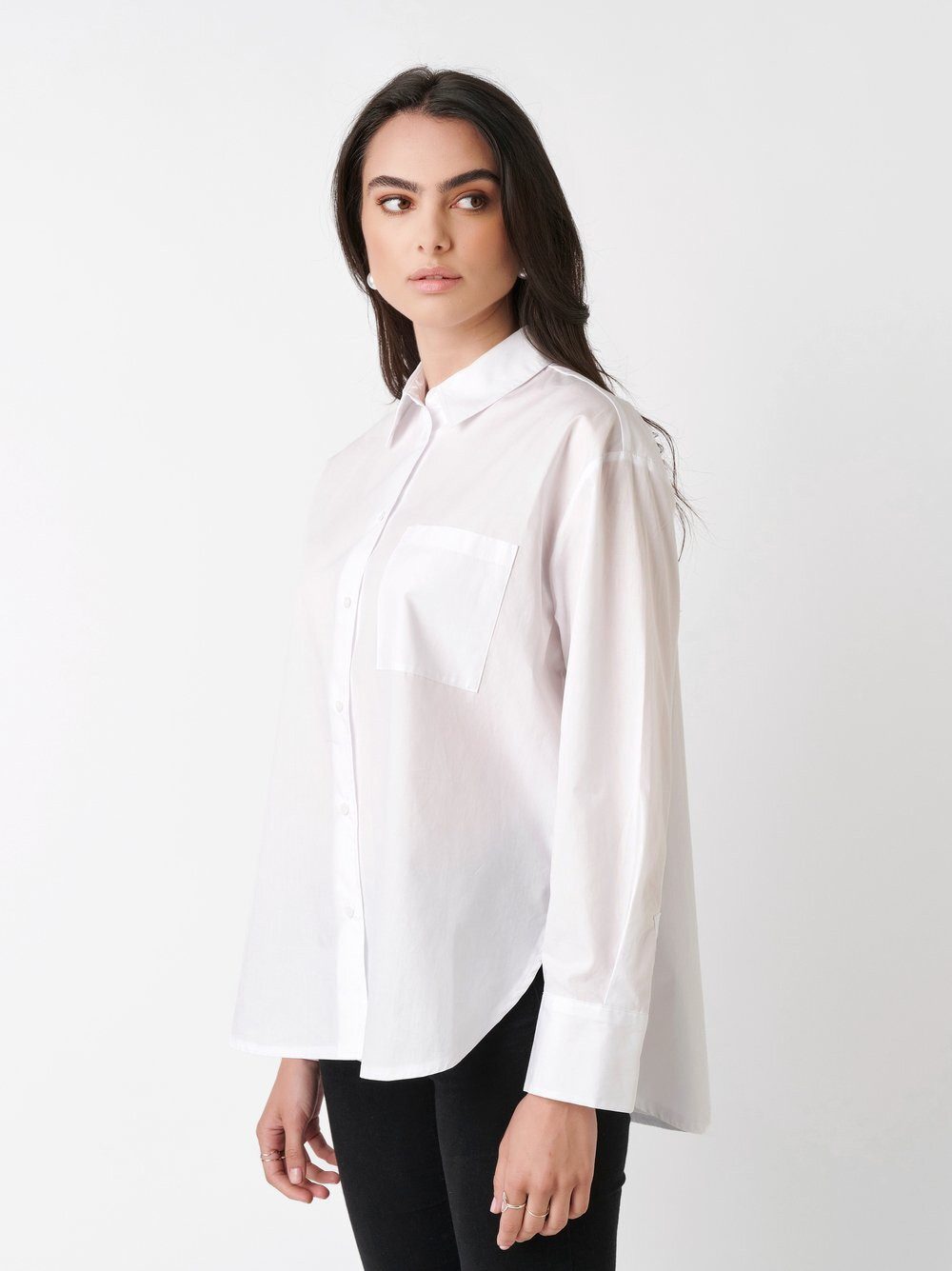 DESOTO Klassische Bluse Finja mit Hemdblusenkragen