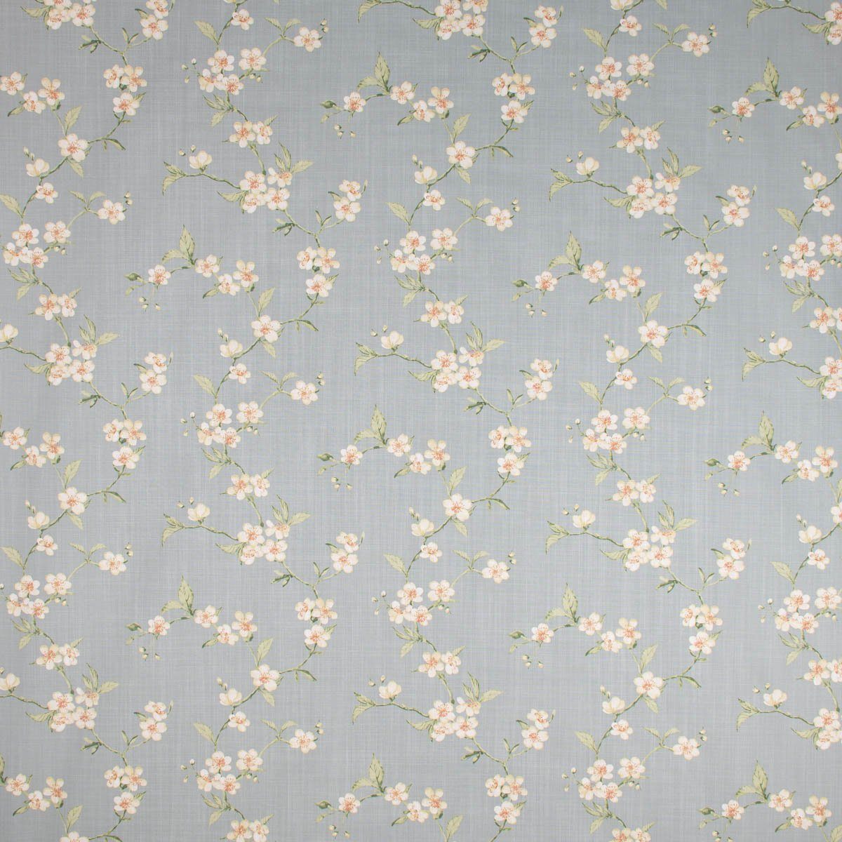 Thumbnail - SCHÖNER LEBEN. Stoff Baumwollstoff Dekostoff Sapporo Kirschblüten pastell blau 1,60m