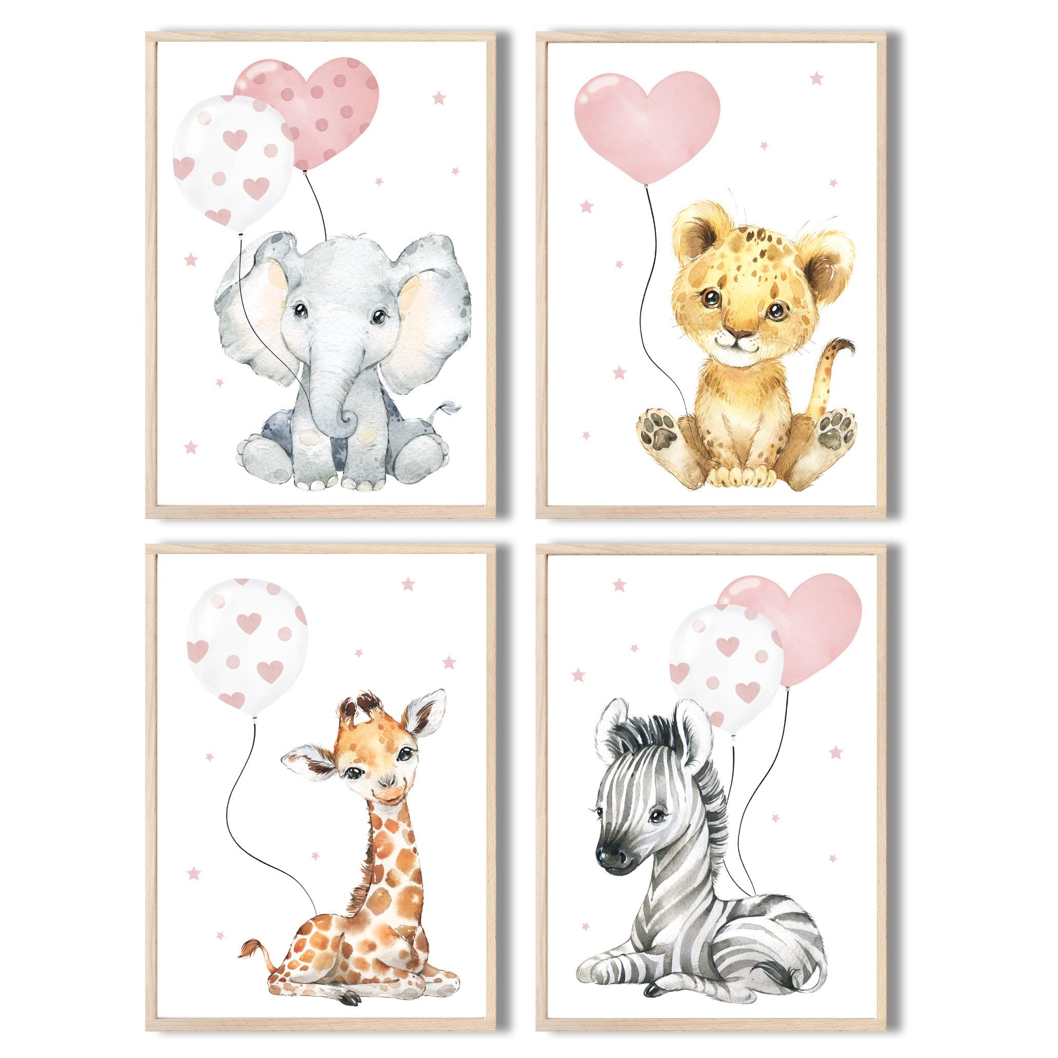 MeinBaby123® Poster Bilder Kinderzimmer, Tiere Poster günstig online kaufen