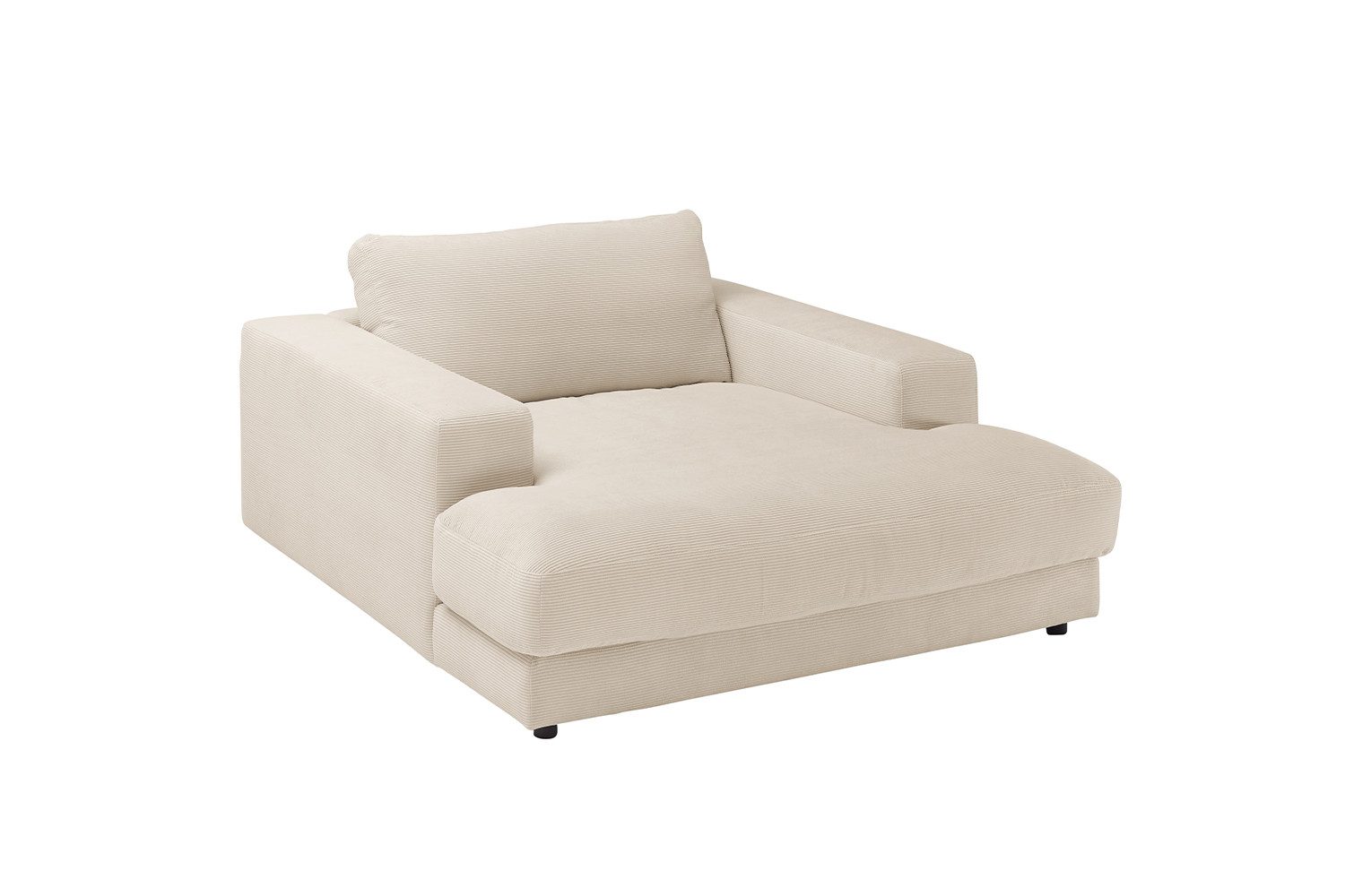 KAWOLA Relaxsessel MADELINE, Longseat Feincord verschiedene Farben