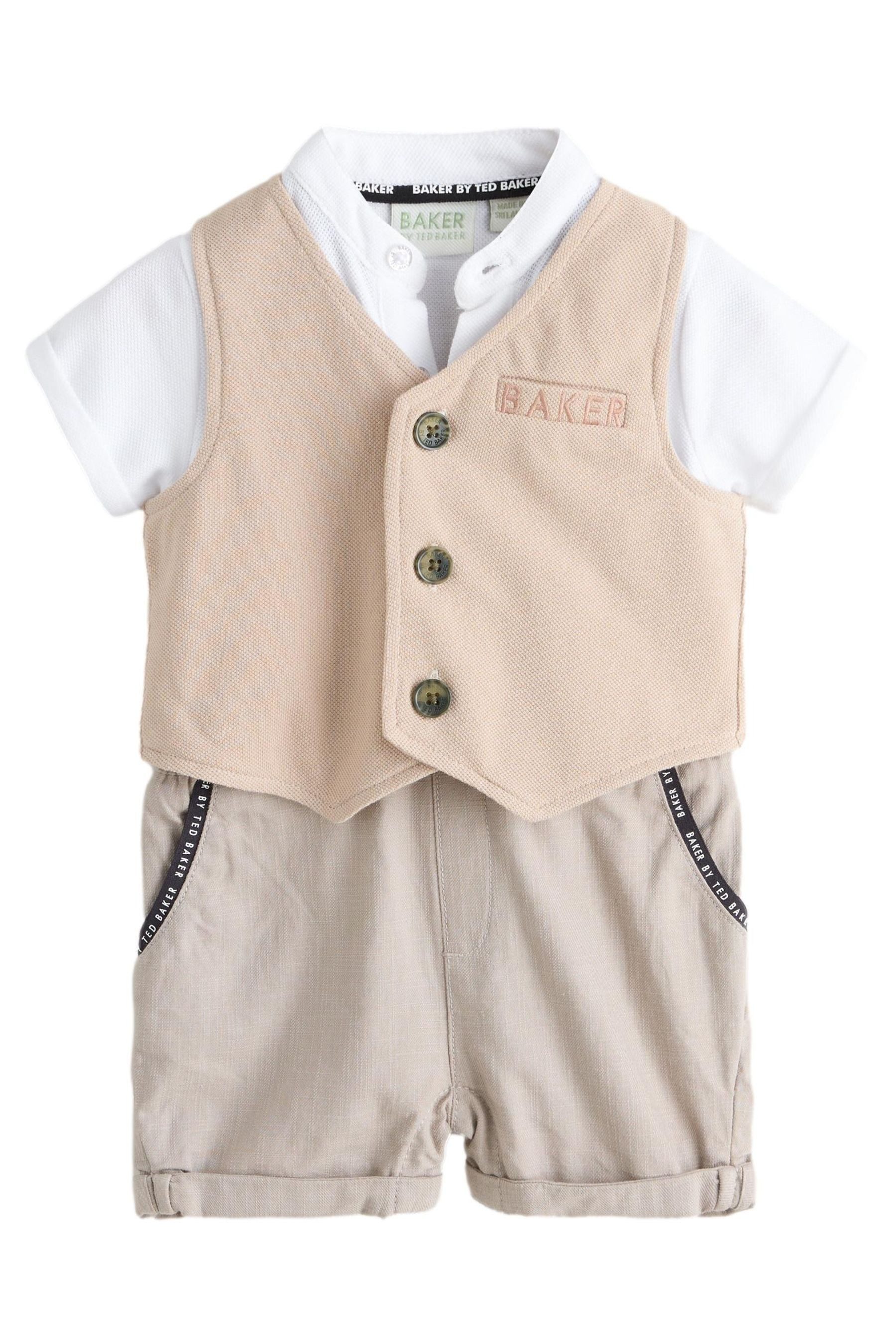 Strampler Baker By Ted Baker Strampler mit Grandad-Kragen