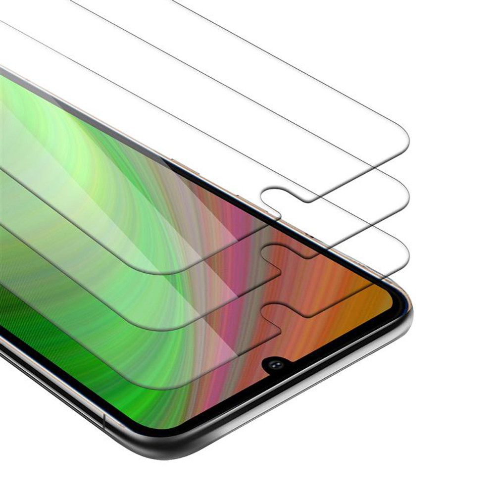 Cadorabo Schutzfolie für LG V60 ThinQ Schutzfolie, (3-St), 3x Schutzglas Panzer Folie (Tempered) Display Schutzfolie 3D Touch