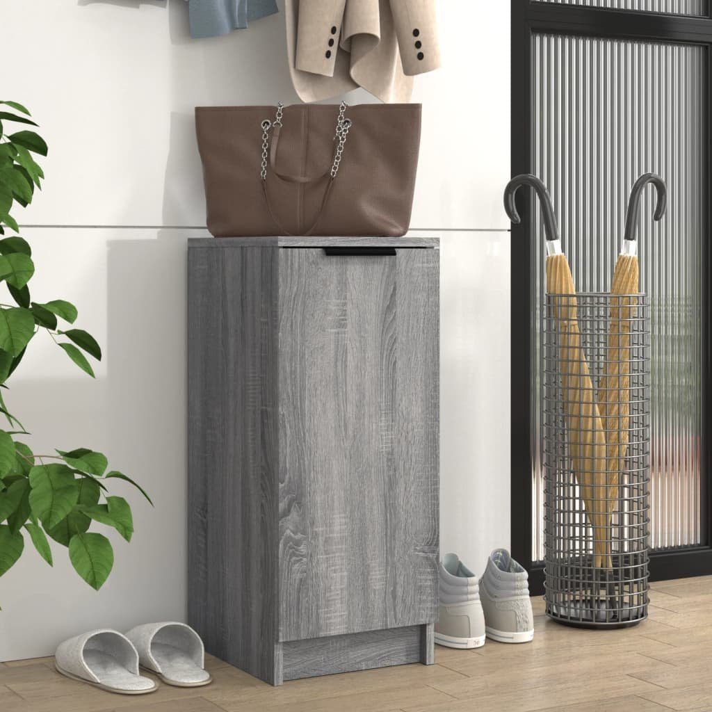 vidaXL Schuhregal Schuhschrank Grau Sonoma 30x35x70 cm Holzwerkstoff, 1-tlg.