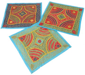 Kissenbezüge Unikat Patchwork Dekokissenhülle, indische Boho.., Guru-Shop