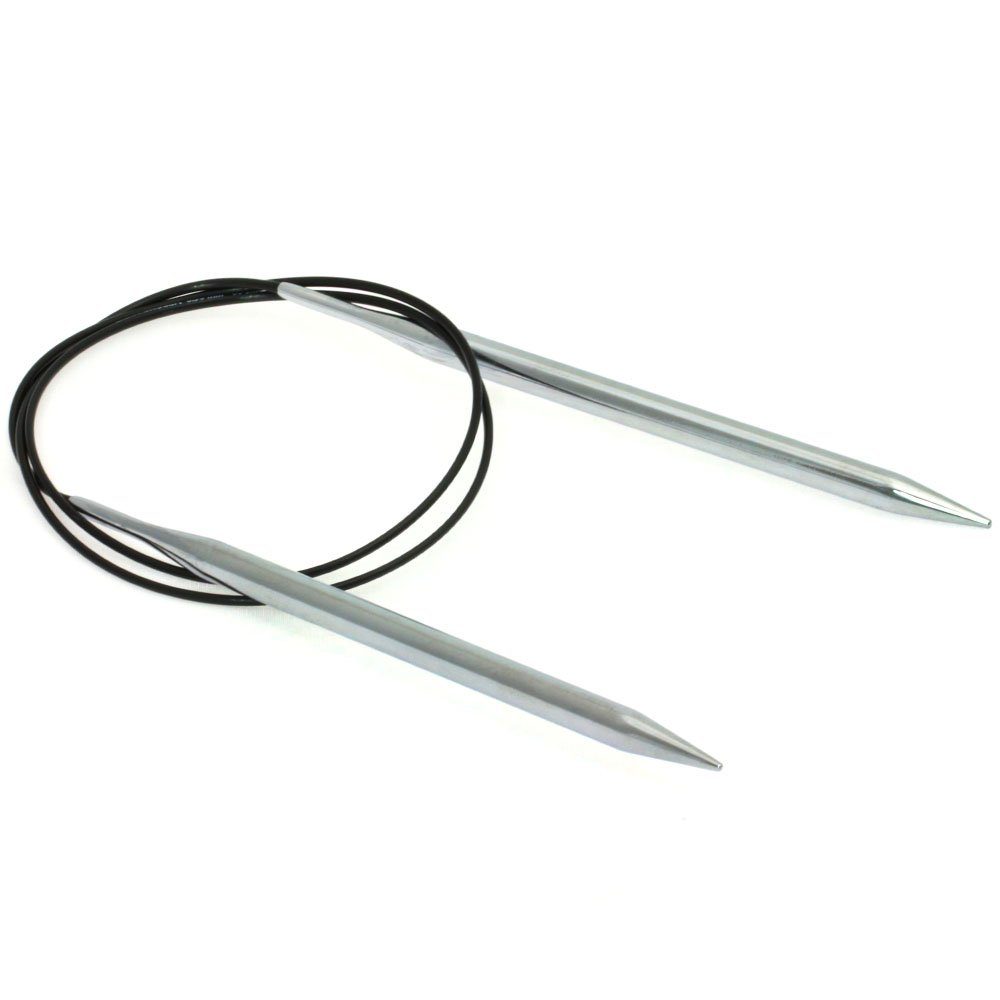 LANA GROSSA Stecknadeln Rundstricknadel Messing Länge 60 cm/80 cm, Stricknadel aus Messing in den Stärken 2.0 mm - 15.0 mm