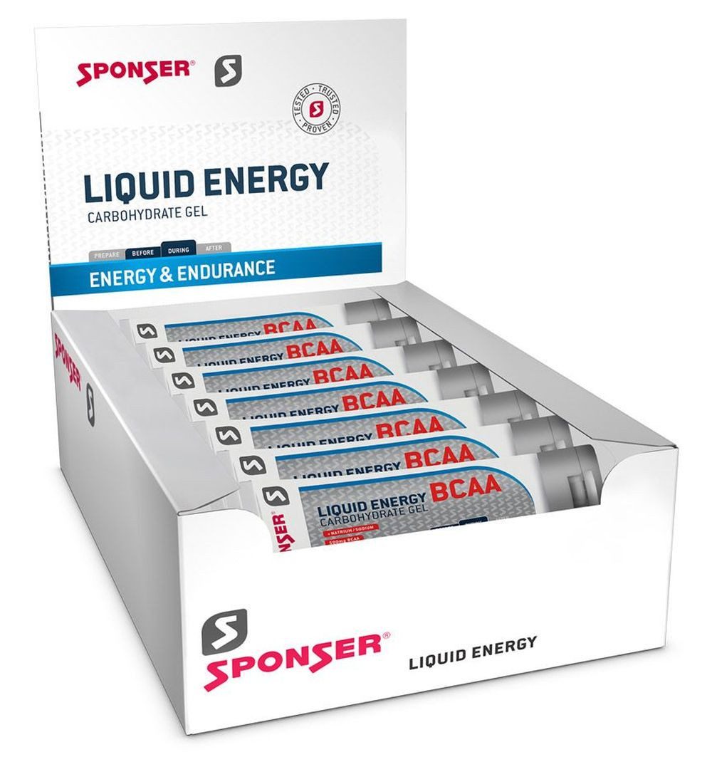 Sponser Sponser Liquid Energy BCAA Gel Strawberry-Banana 18x70g_Display Flüssig