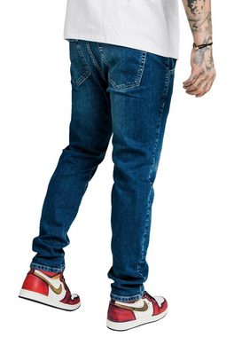 Siksilk Skinny-fit-Jeans SikSilk Jeans Herren RECYCLED DENIMS SS-18039 Midstone