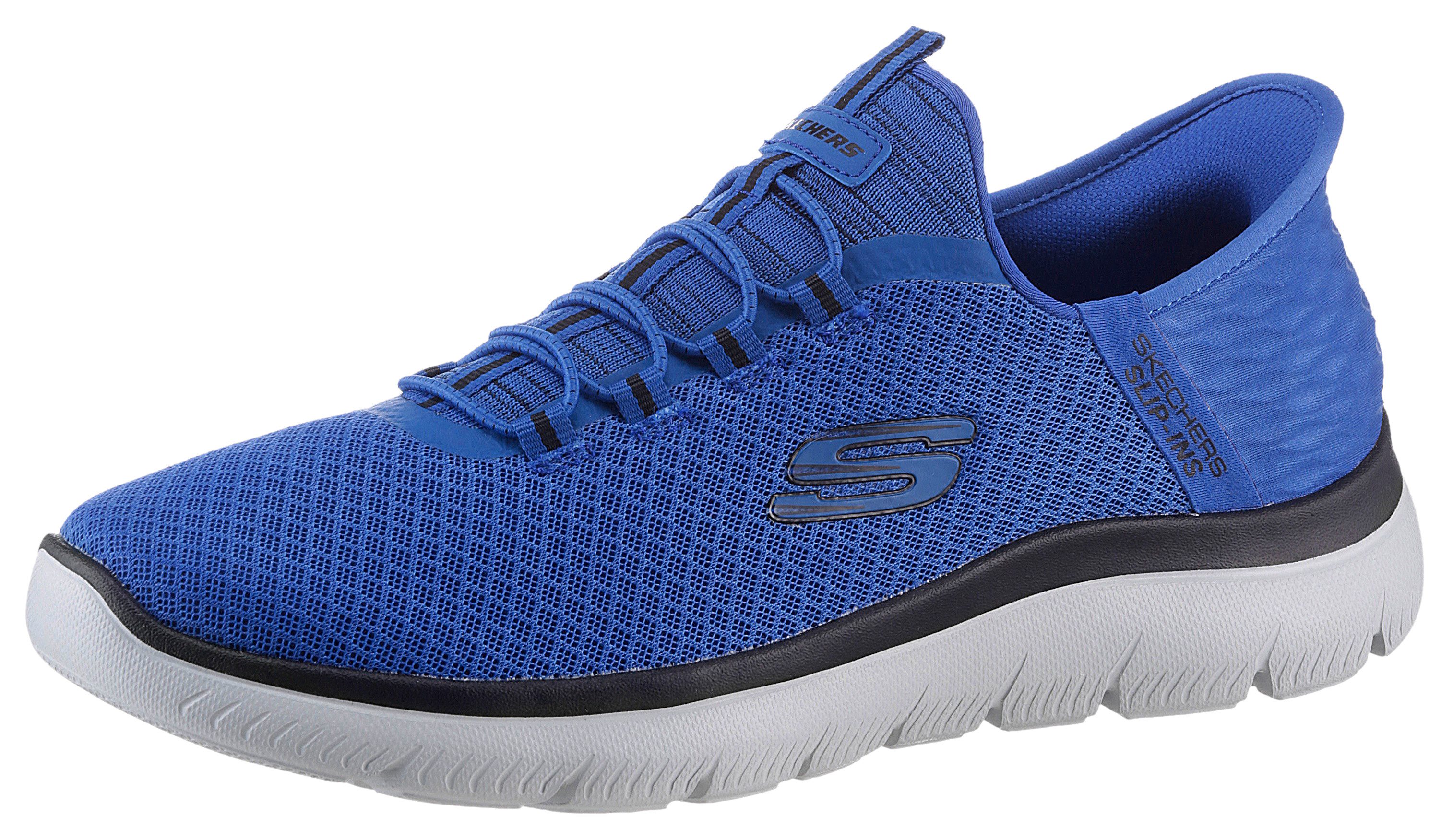 Skechers SUMMITS-HIGH RANGE Slip-On Sneaker, Freizeitschuh mit Slip Ins-Fersenpart für einen leichten Einstieg
