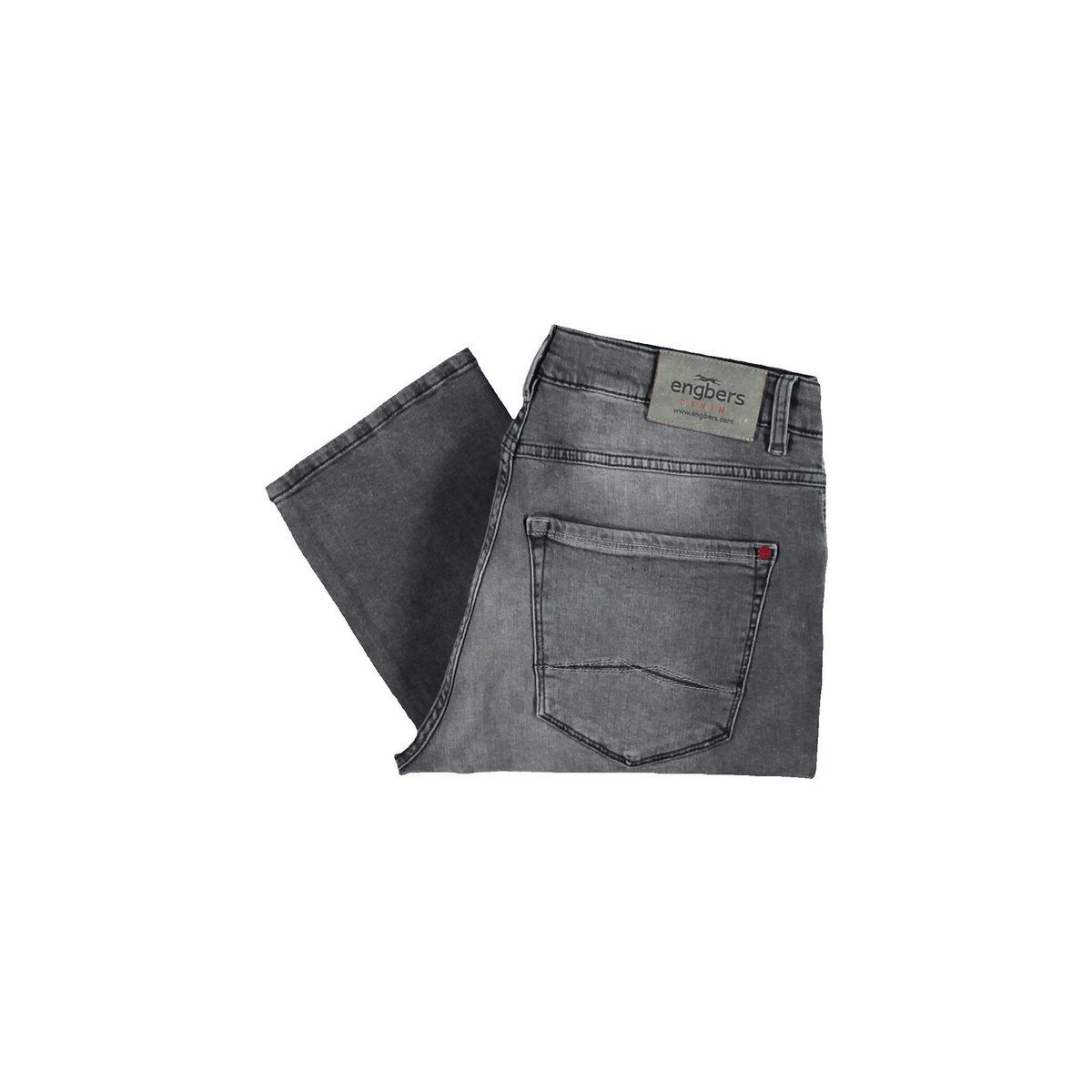 5-Pocket-Jeans (1-tlg) Engbers grau