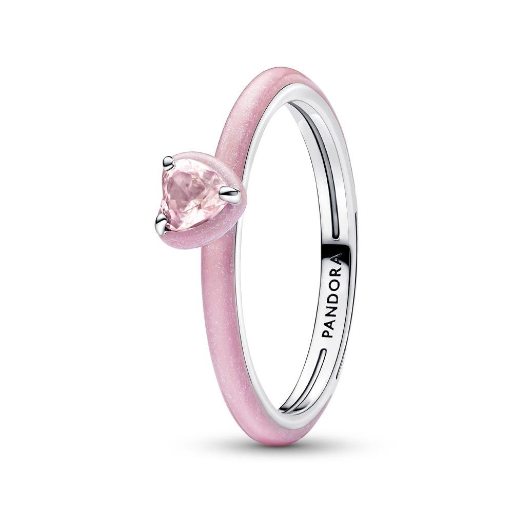 Pandora Fingerring Chakra Herzring für Damen aus 925er Silber, Emaille von günstig online kaufen
