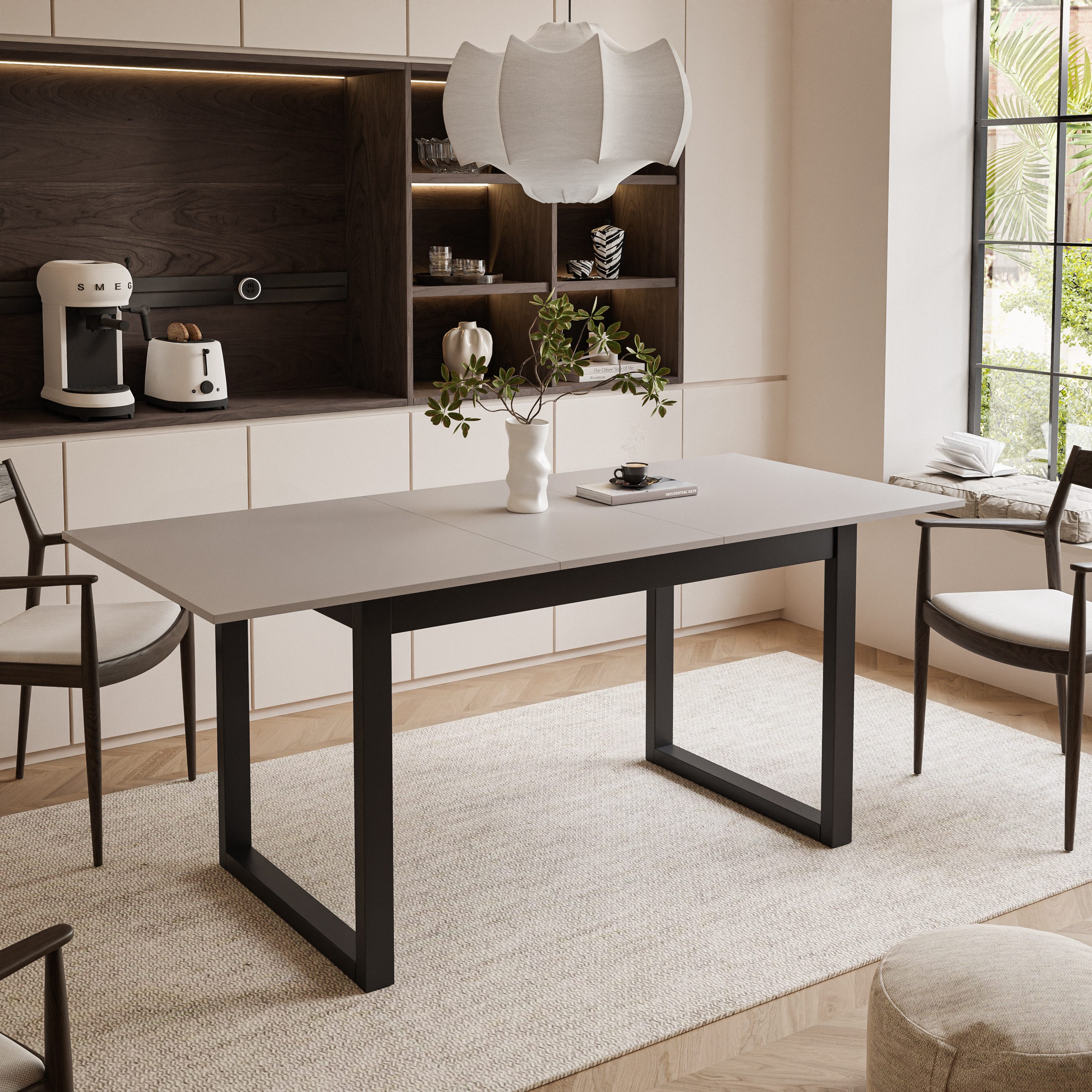 Lookway Esstisch ARTON II ausziehbarer Tisch 140 cm, Breite: 140-195