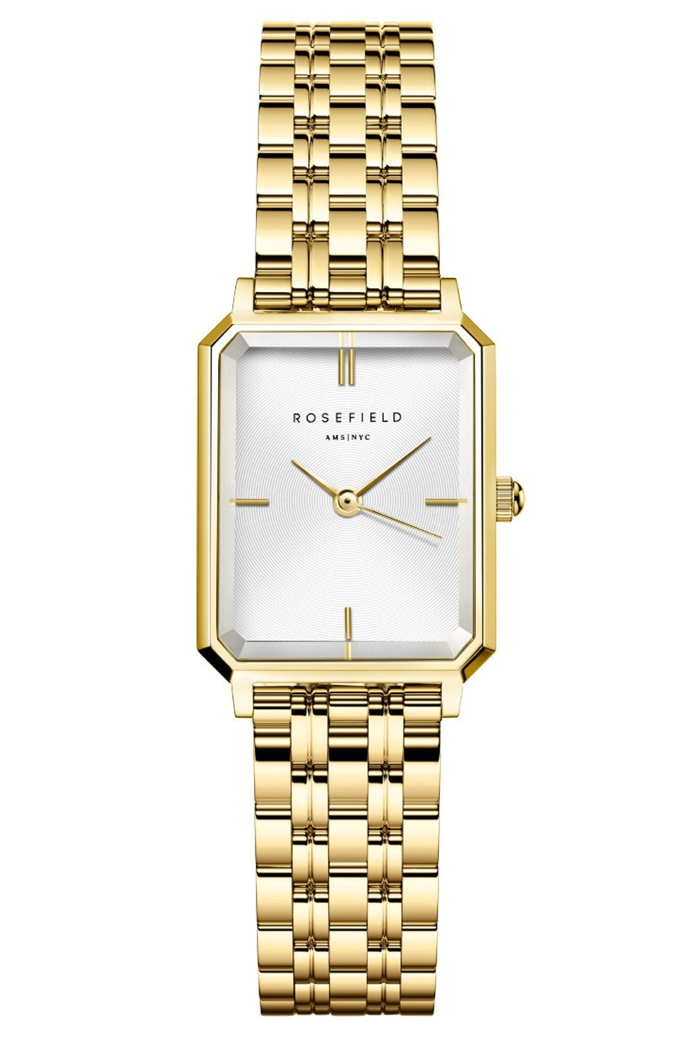 ROSEFIELD Quarzuhr Octagon XS Goldfarben günstig online kaufen