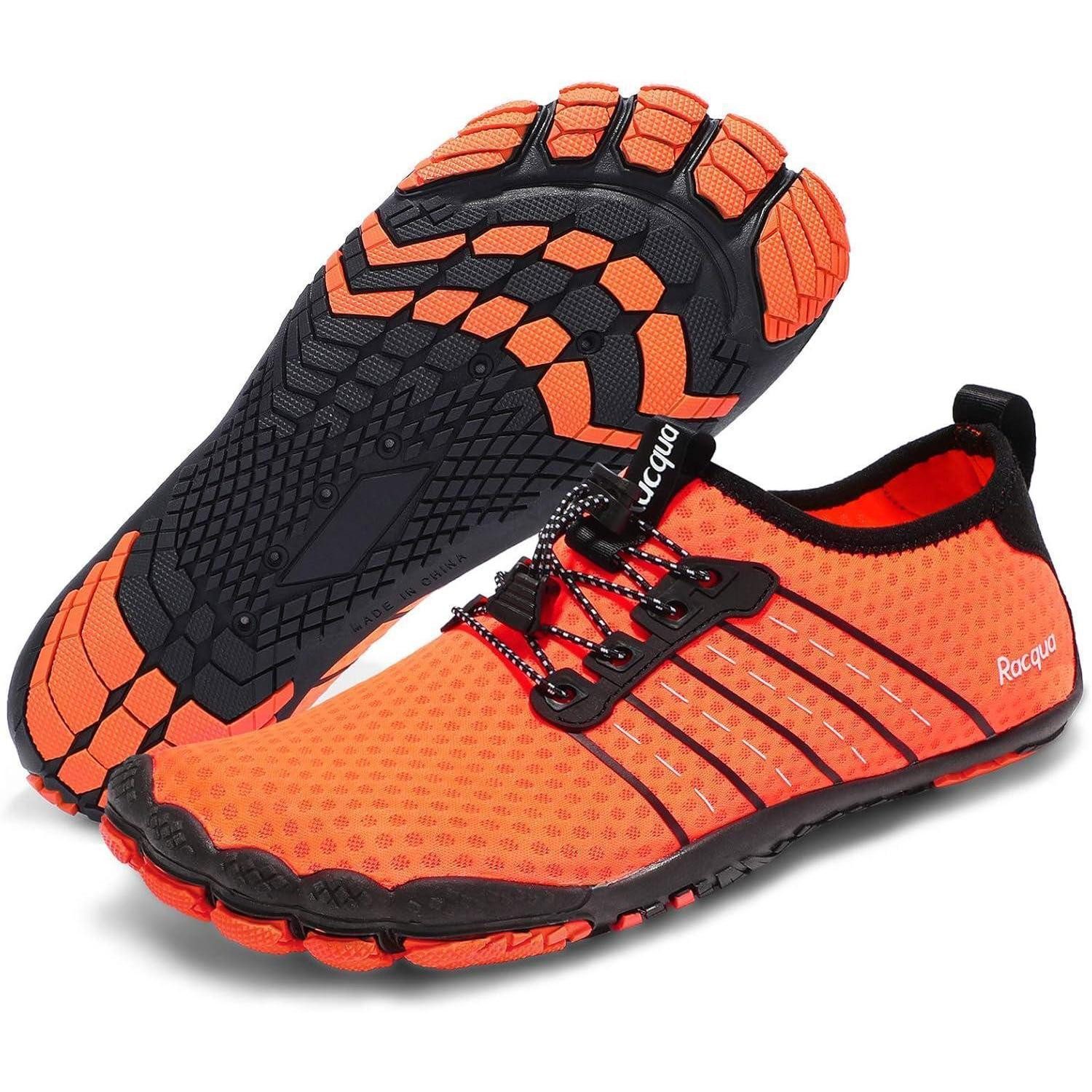 LuxusKollektion Wasserschuhe Mesh Barefoot Composite 7.5 Women 6.5 Men Wz112 Orange Wasserschuh