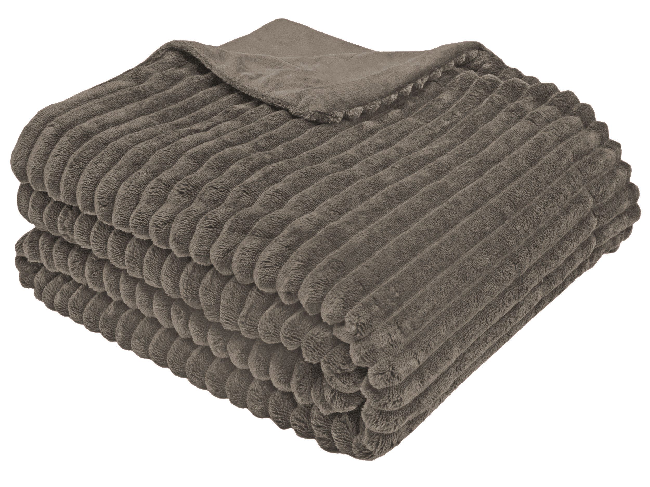 Wohndecke, ZOLLNER, 150 x 200 cm, 100% Polyester, vom Hotelwäschespezialist