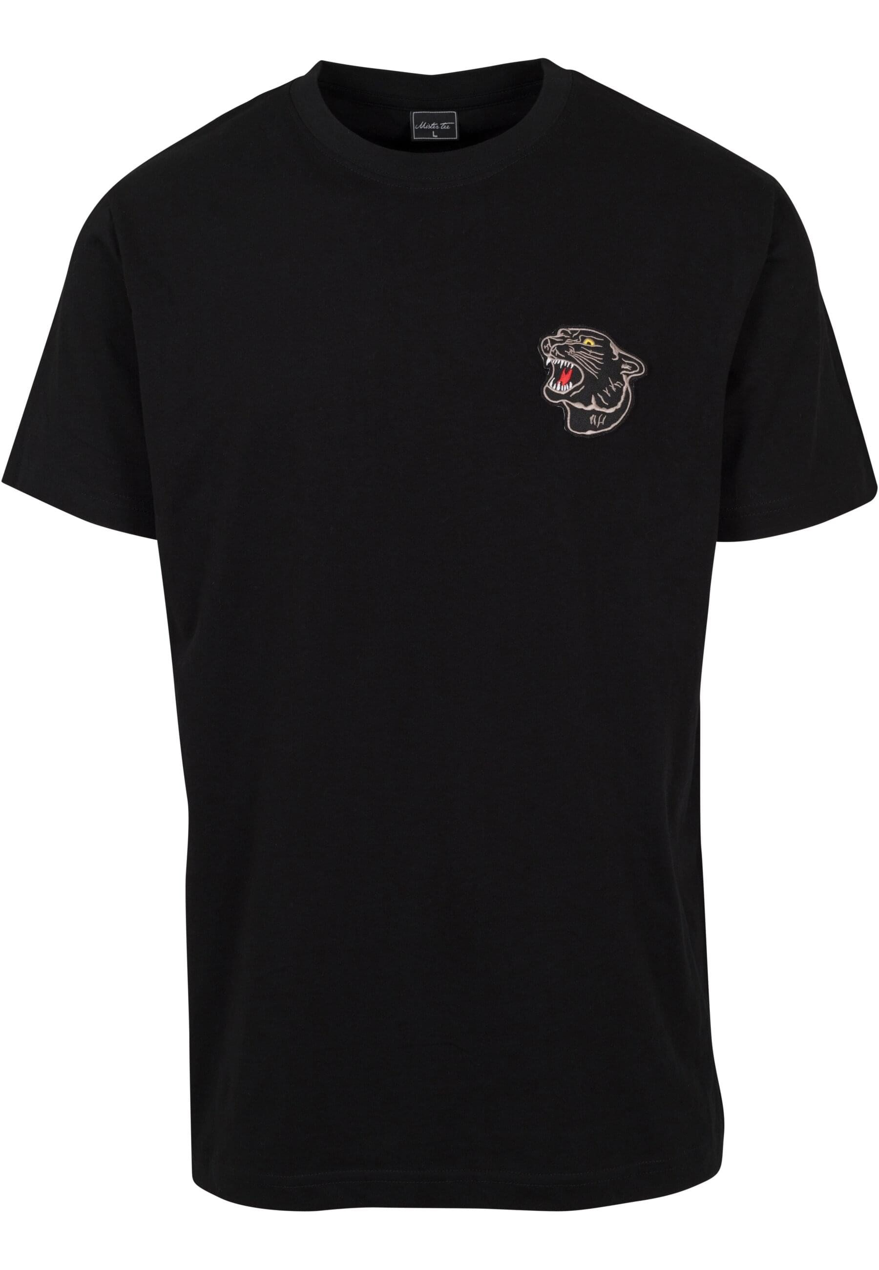MisterTee T-Shirt MisterTee Herren Embroidered Panther Tee (1-tlg)