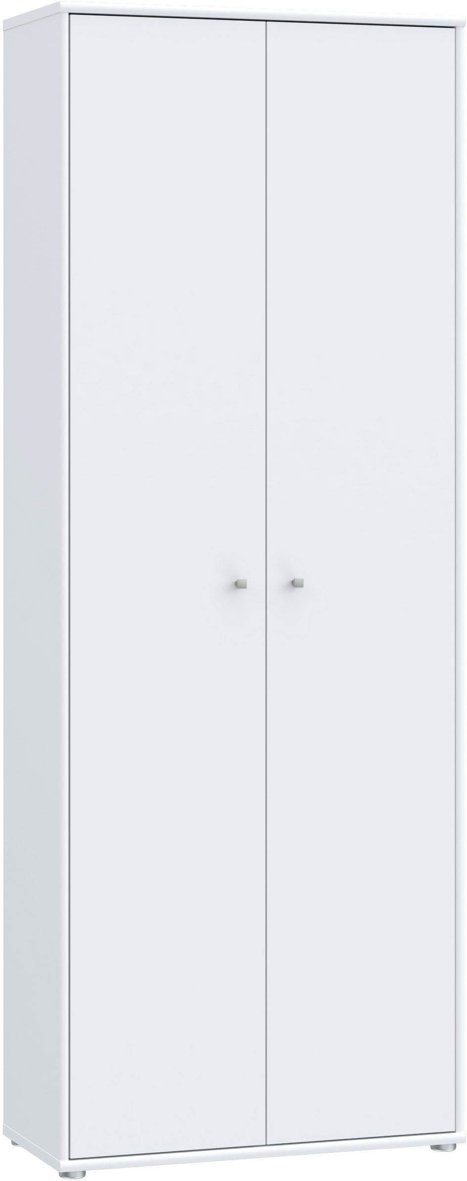 FORTE Schuhschrank Tempra, Mehrzweckschrank, 2 Türen, Einlegeböden, Höhe 197,5 cm Breite 73,7 cm