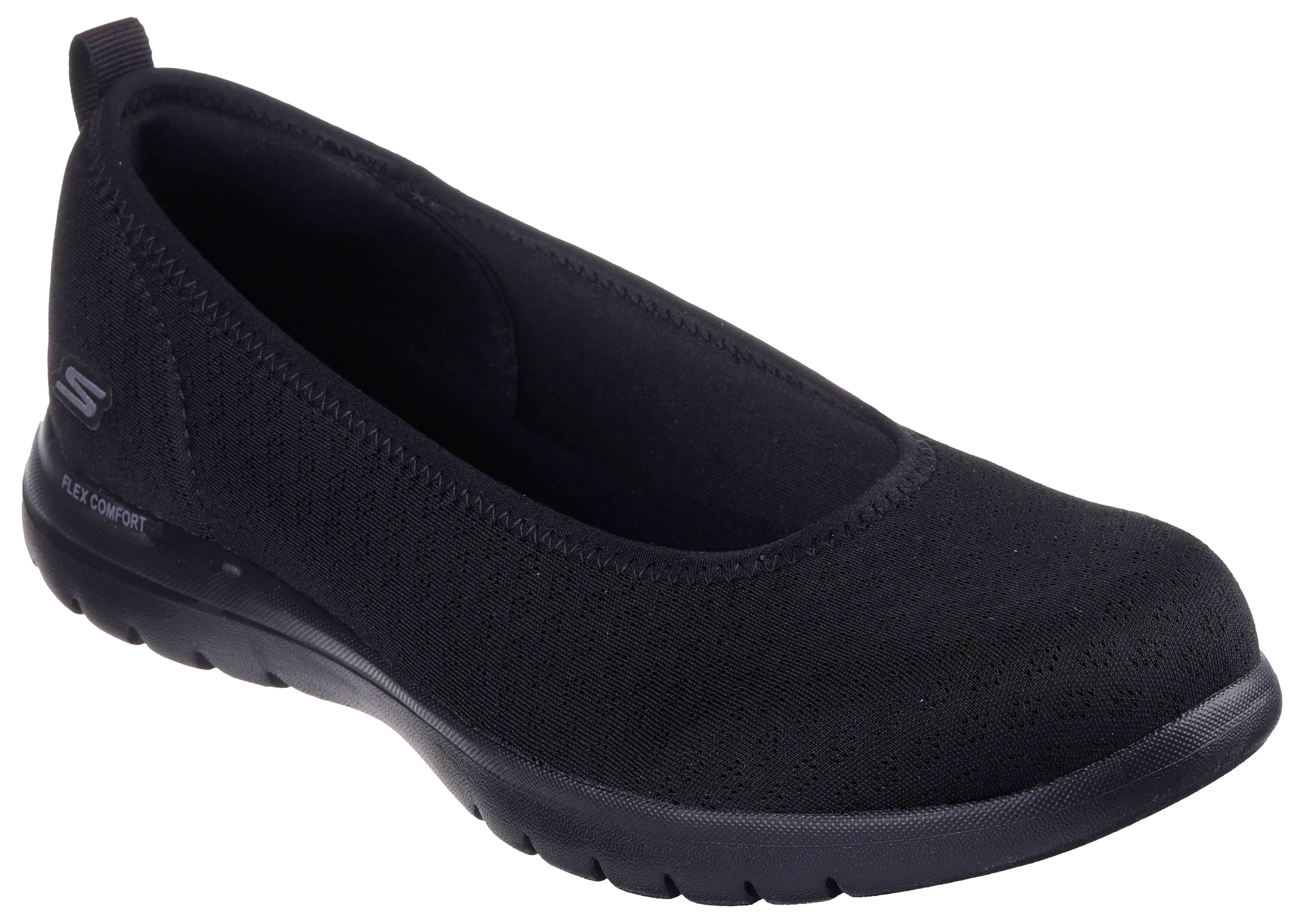 Skechers ON-THE-GO FLEX-SIENA Ballerina Slipper, Schlupfschuh, Slip-On Кроссовки mit bequemem Elastikeinfass