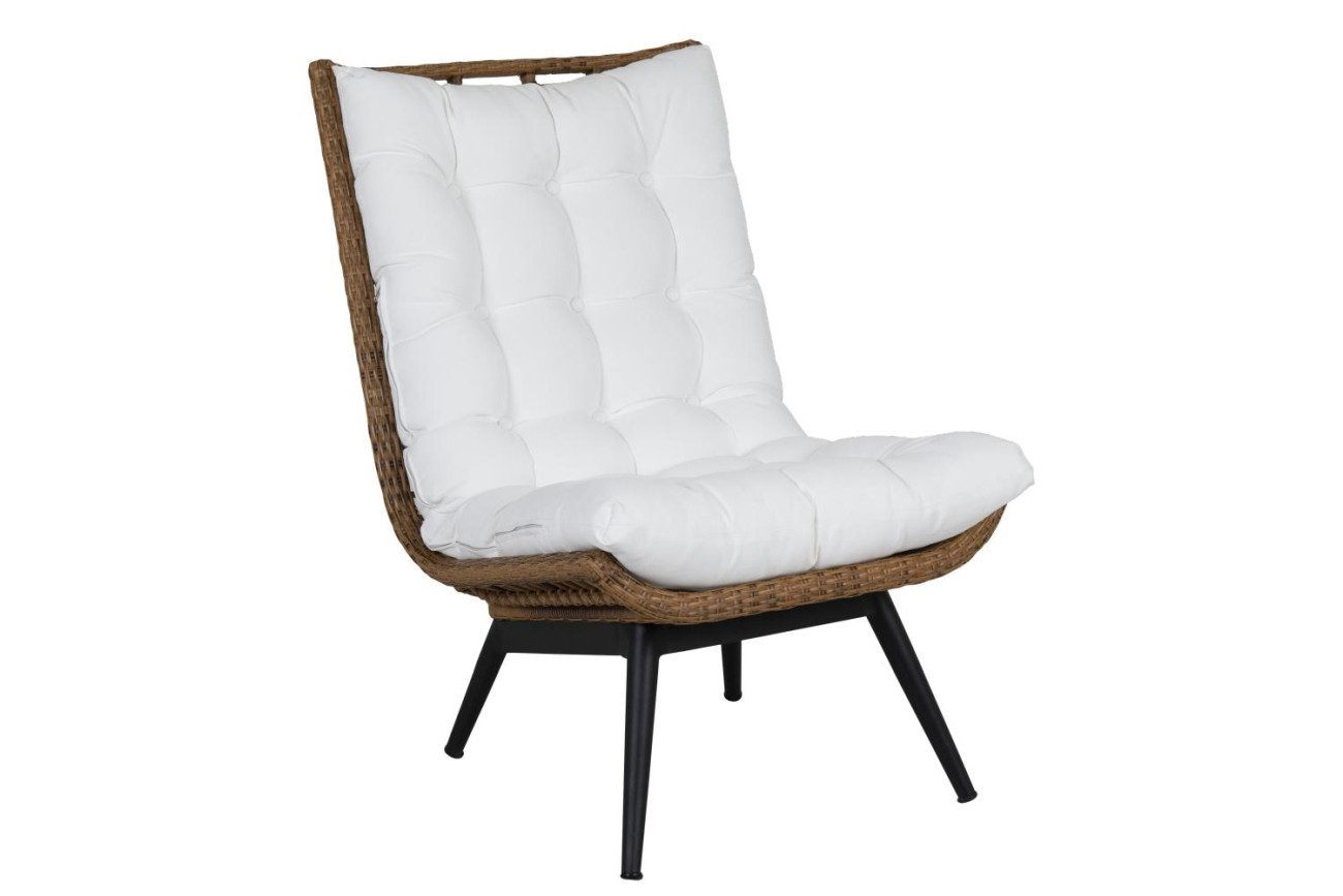 Brafab Gartensessel Covelo mit Kissen, 65x88x101cm