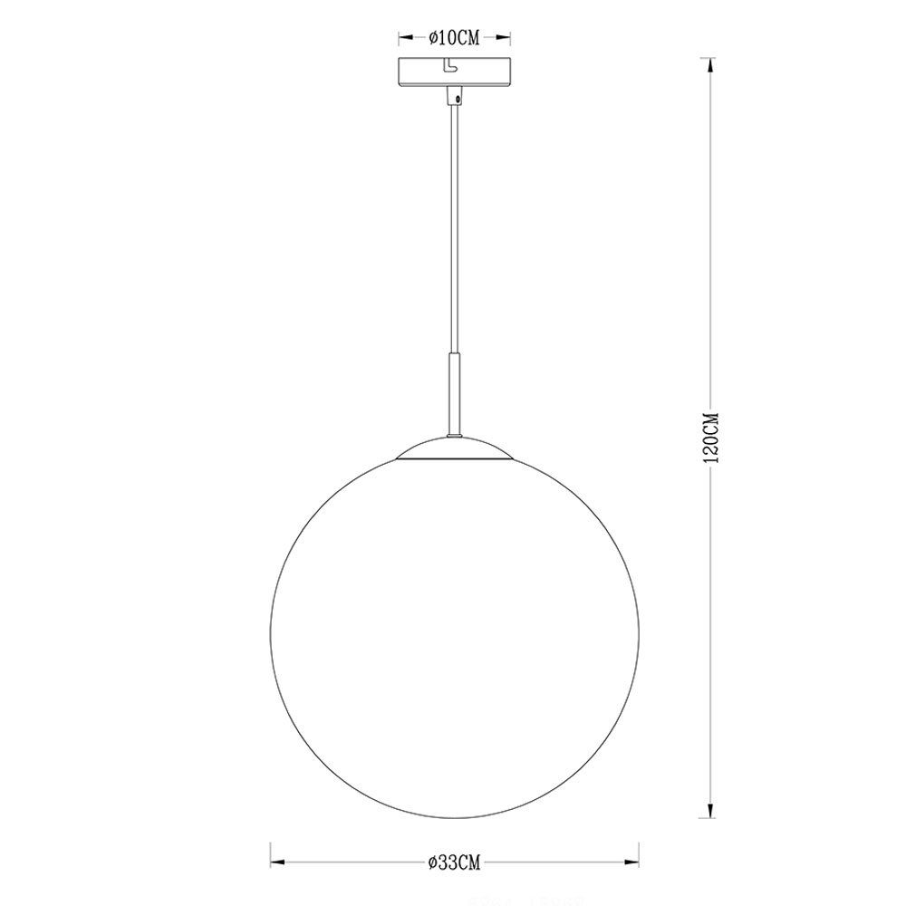 Filament Decken etc-shop Glas Hänge chrom Wohn Design Zimmer Warmweiß, Lampe inklusive, Leuchtmittel Kugelleuchte,