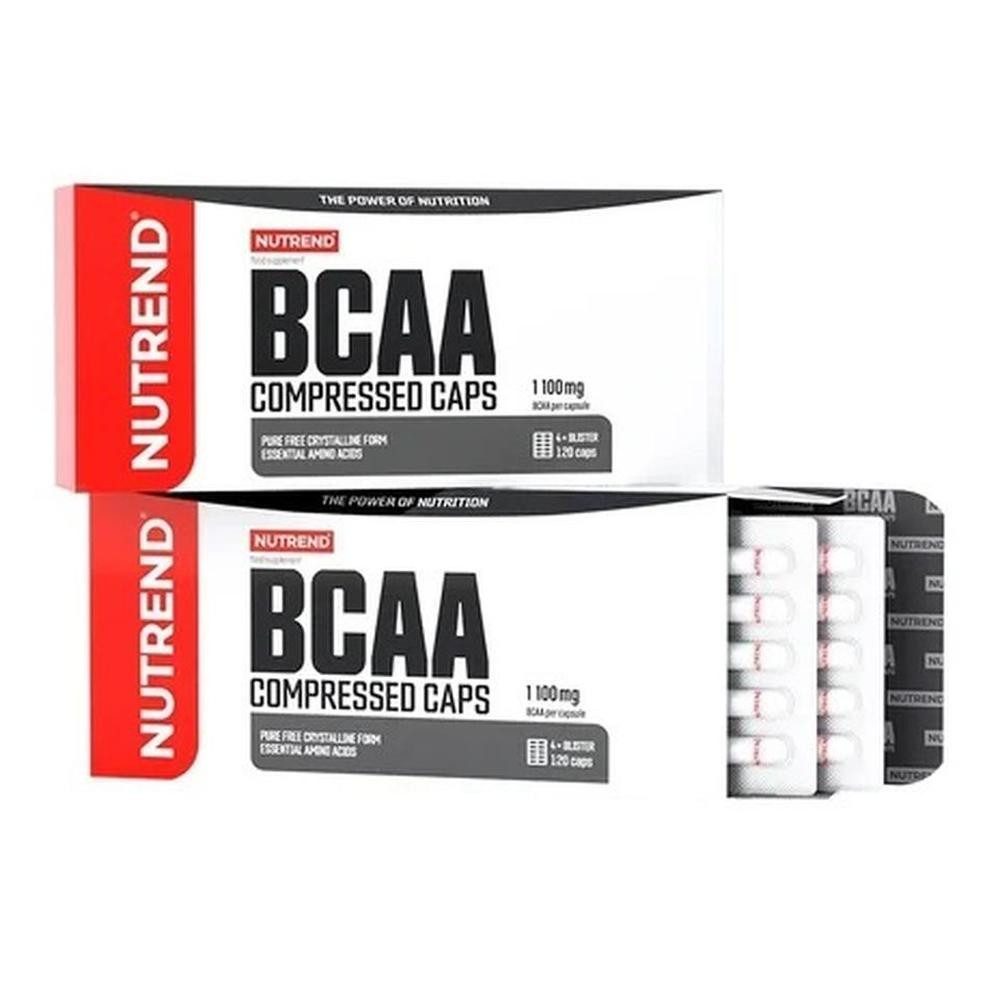 NUTREND Nutrend BCAA Compressed Kapseln - 120 Kapseln, 120 St.