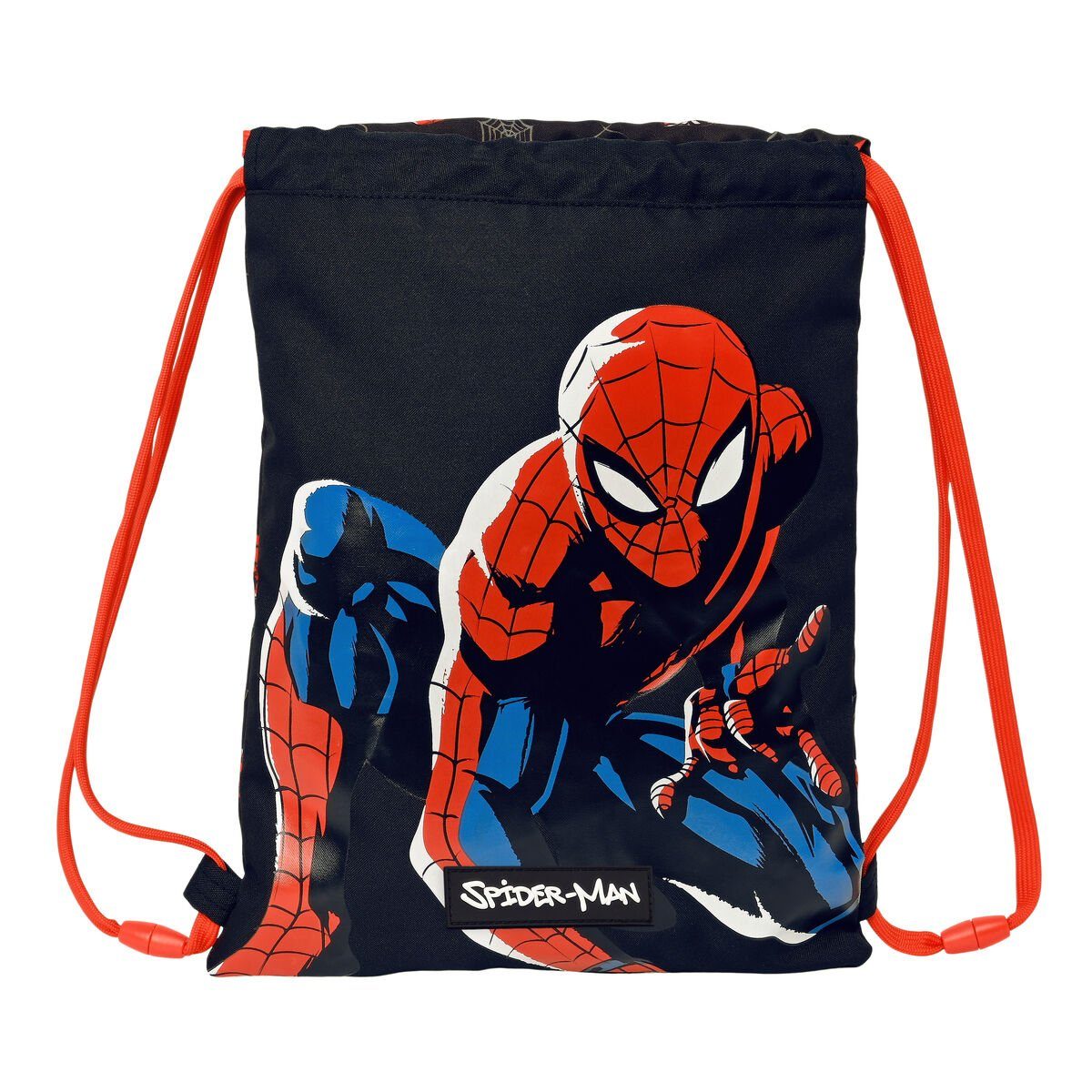 Spiderman Rucksack Rucksacktasche mit Bändern Spiderman Hero Schwarz 26 ...