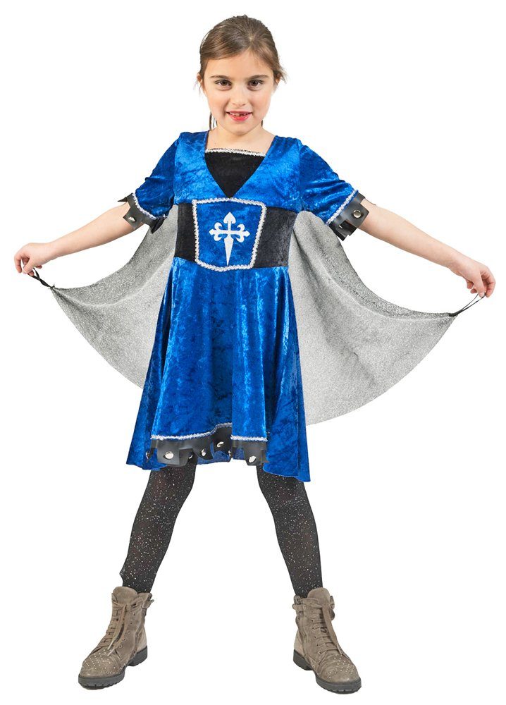 Funny Fashion Kostüm Ritterin Tzara Kostüm für Mädchen
