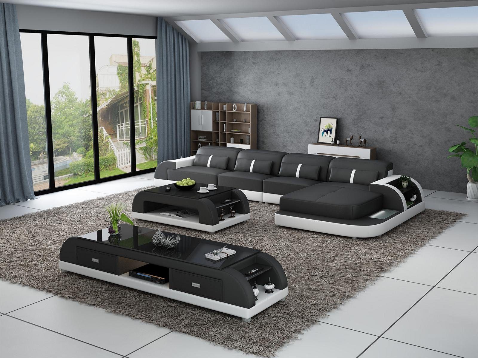 Ecksofa Ecksofa, JVmoebel Wohnlandschaft Couch Design Couch Sofa L-Form