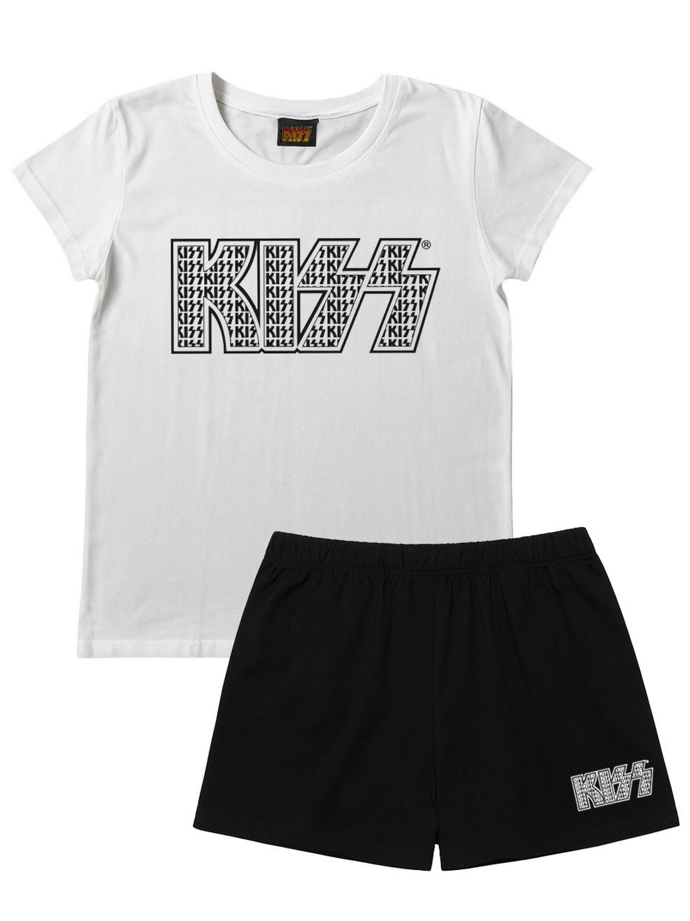 United Labels® Schlafanzug KISS - Oberteil mit Hose