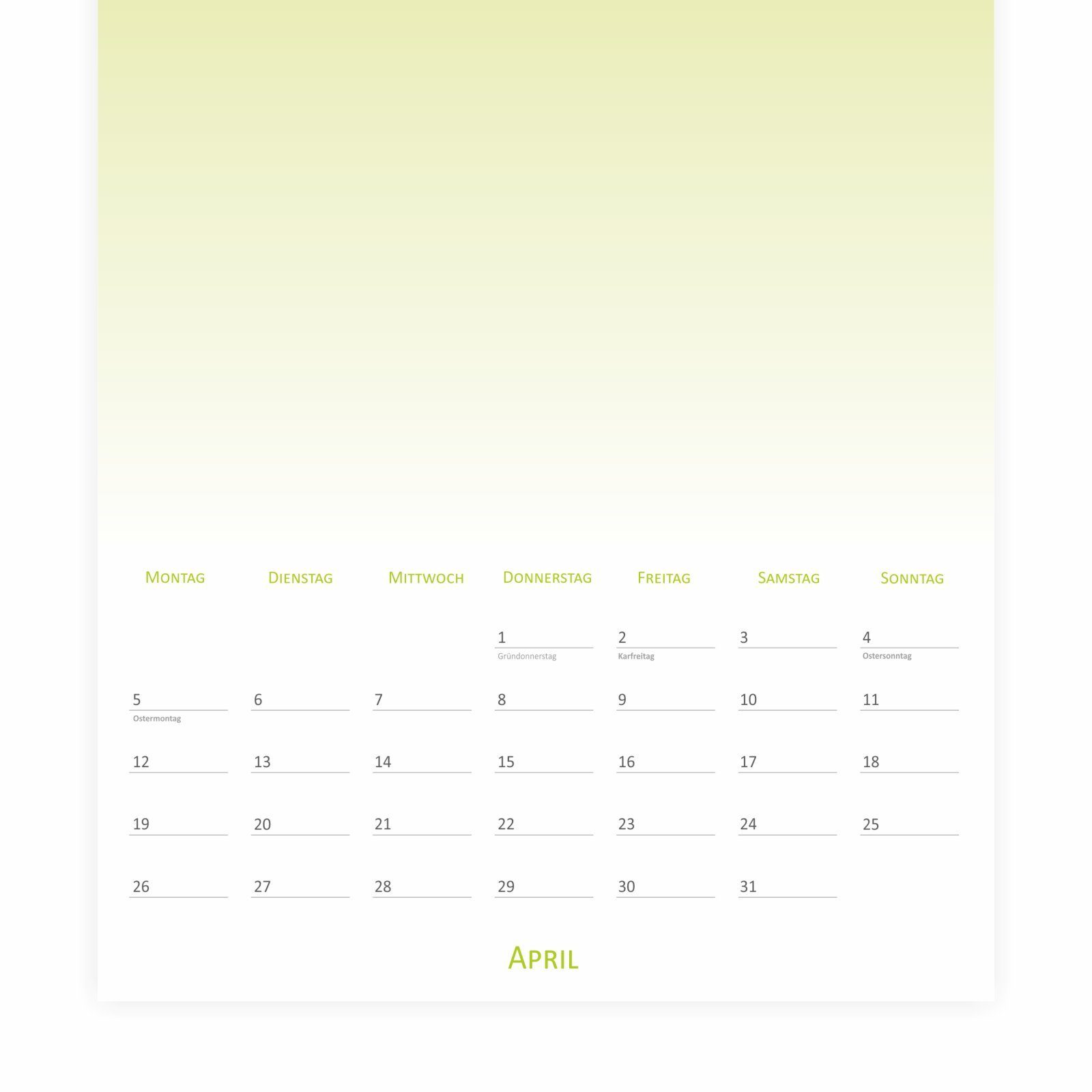nikima Packpapier Bastelkalender Verlauf 2024, Fotokalender
