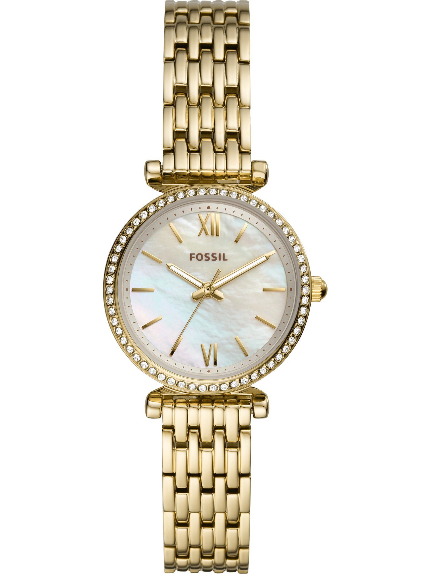 Fossil Quarzuhr Fossil Damen-Uhren Analog Quarz günstig online kaufen