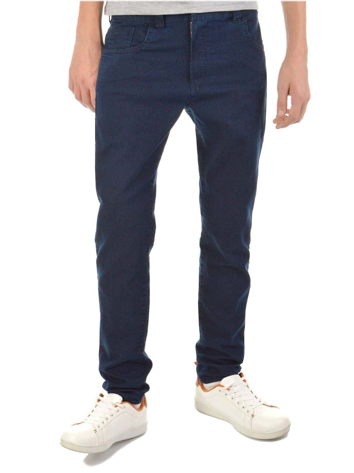 Jungen Casual mit Verstellbarer elastischem Bund Bund 5-Pocket-Jeans Blau (1-tlg) BEZLIT Jeans