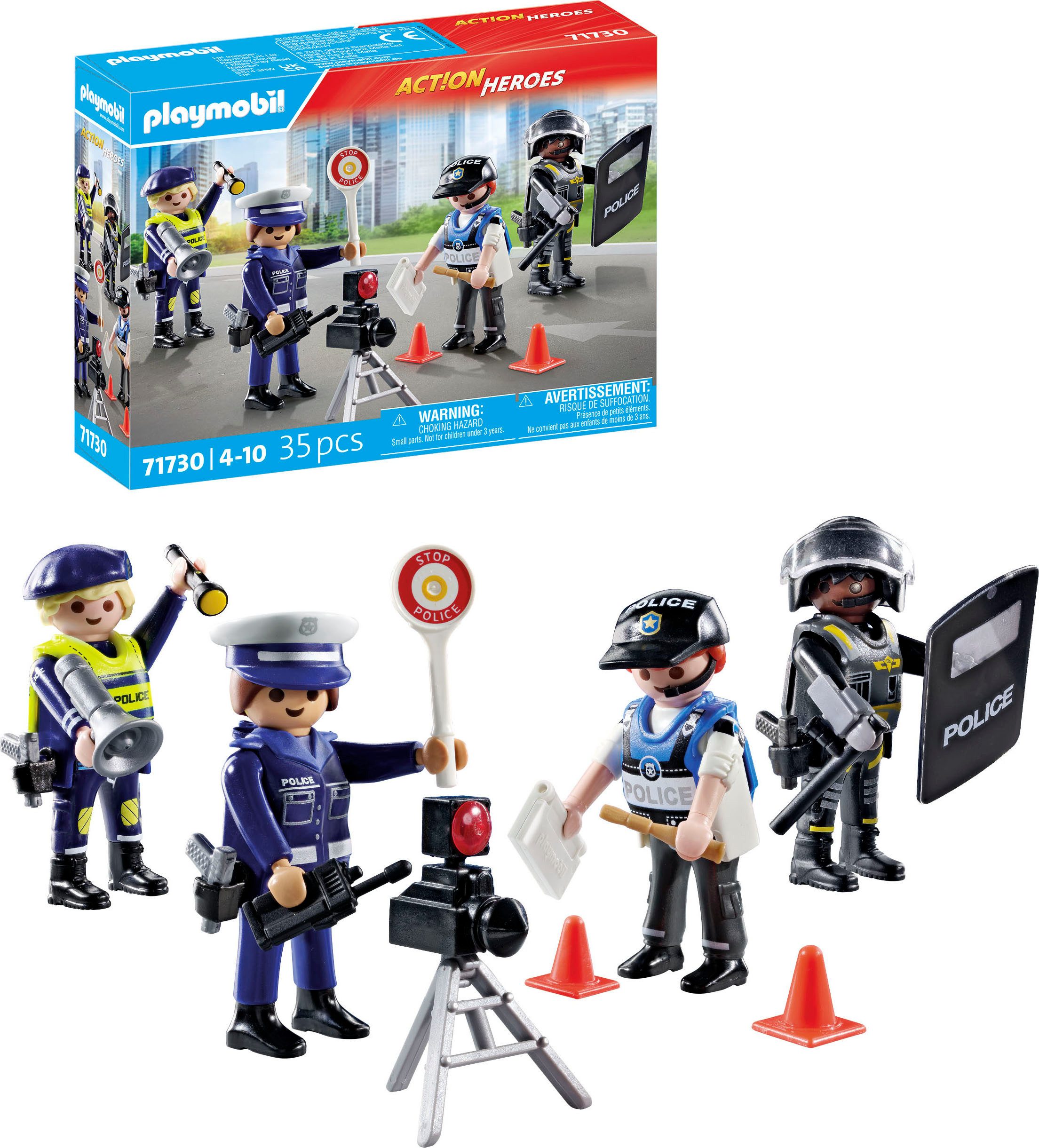 Playmobil® Figurenset Polizei (71730), Playmobil Action günstig online kaufen