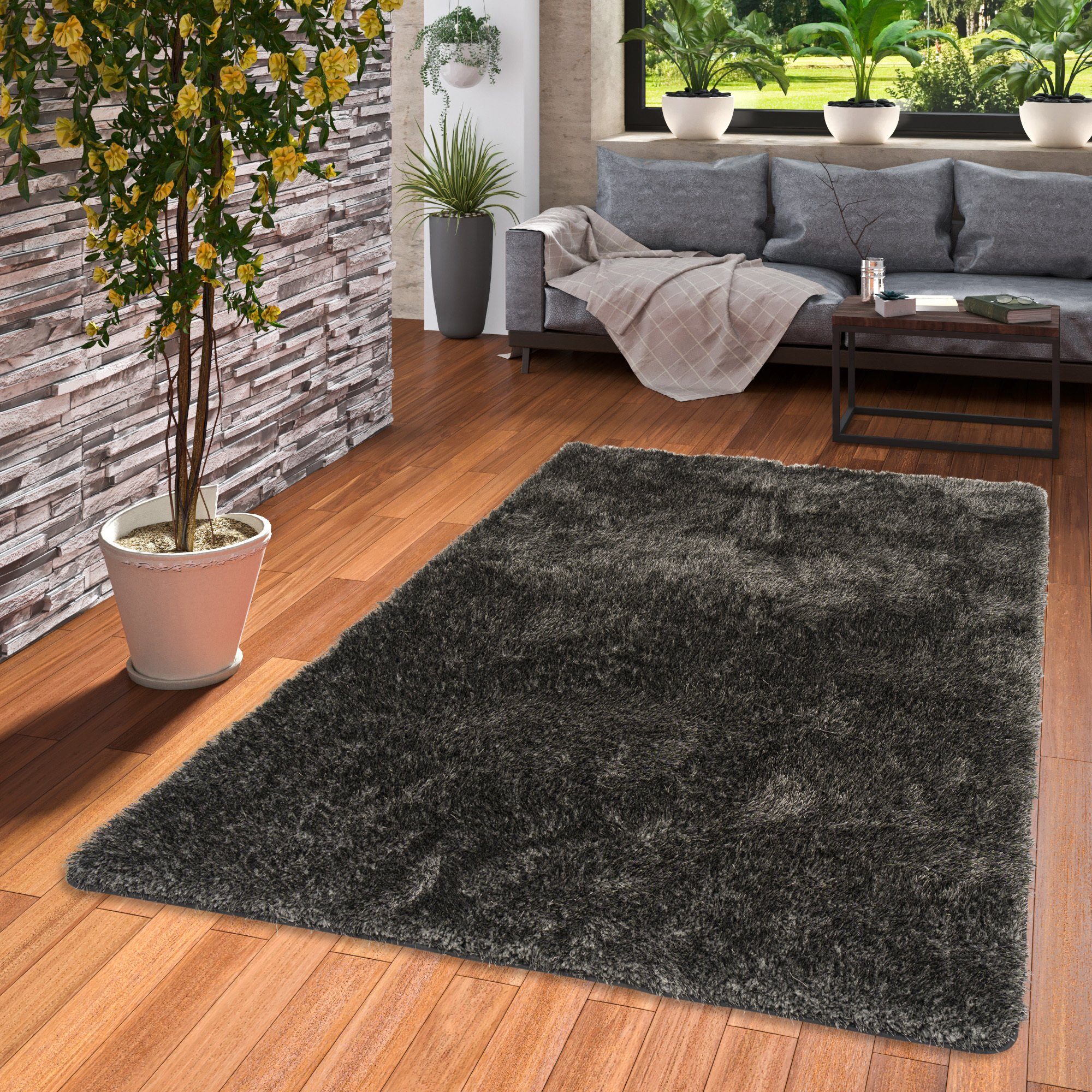Snapstyle Hochflor-Teppich Hochflor Shaggy Teppich Luxus günstig online kaufen