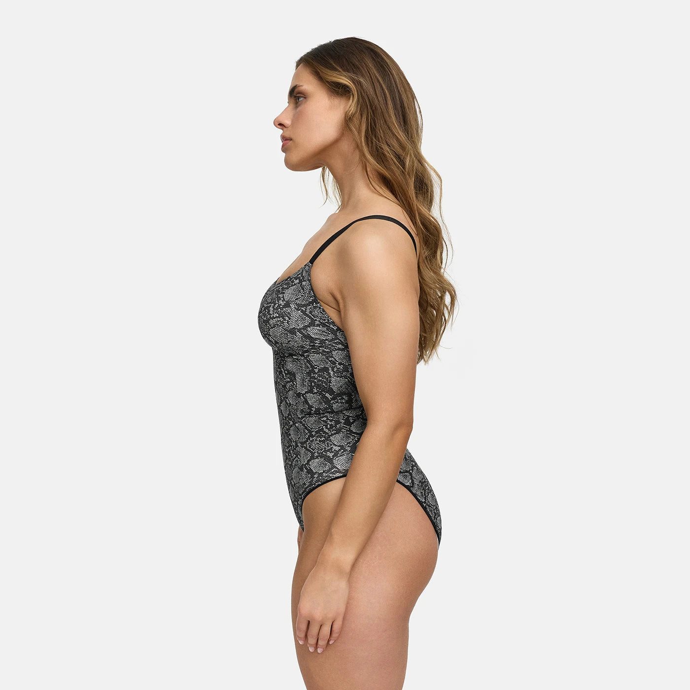 cfab Shaping-Body Tank Bodysuit Sculpting Shapewear mit Slip-Snake-M (1-tlg)