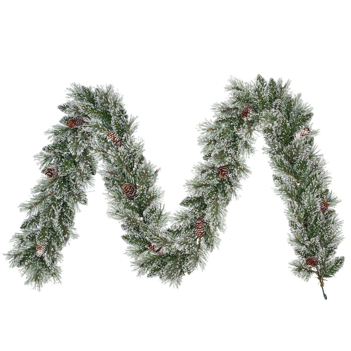 Black Box Trees Dekohänger Black Box Trees Vandans Girlande gruen frosted TIPS 150 - l270xd20cm