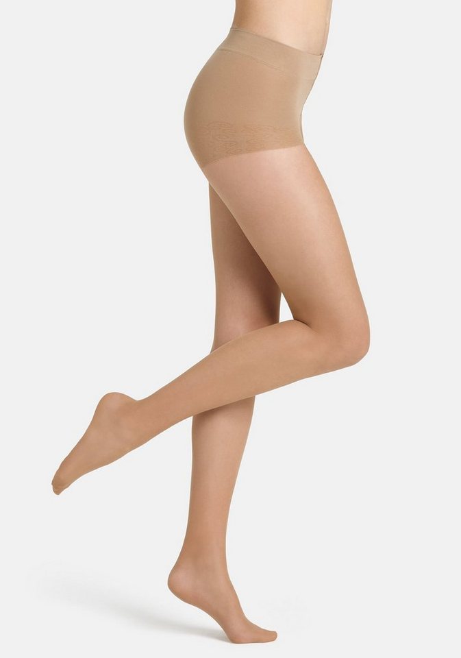 Bein am Feinstrumpfhose Forming Camano Pack, Panty Control 3er Spitzenansatz modelliert mit Strumpfhose