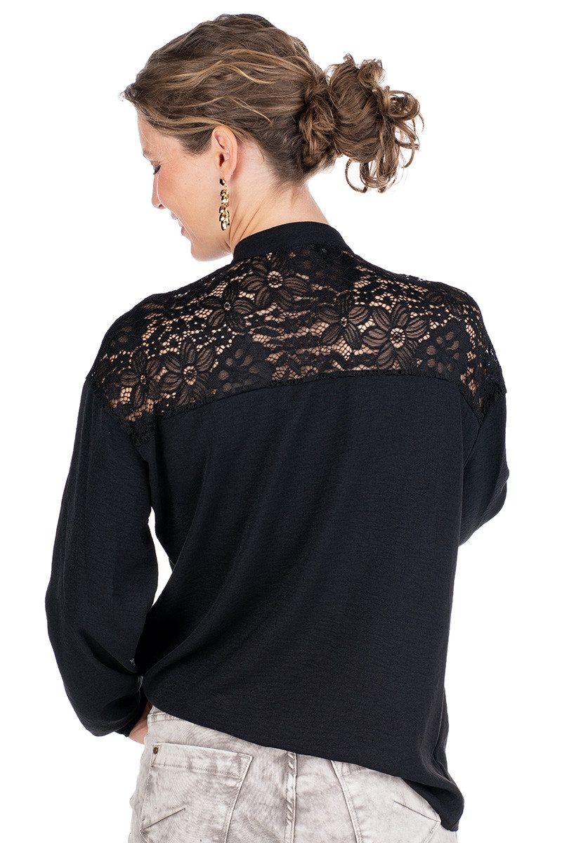 Hangowear Trachtenbluse Trachtenbluse - GIANNA - schwarz günstig online kaufen