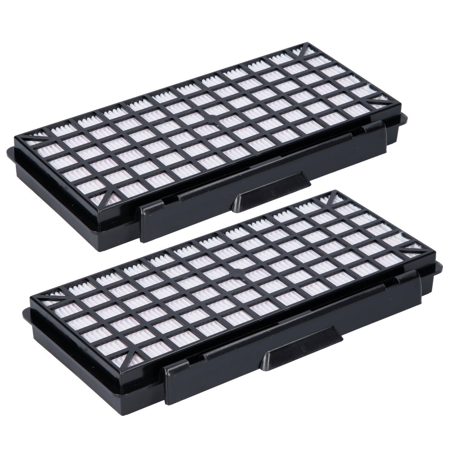 McFilter HEPA-Filter Filter 2x passend für Siemens VSQ5X1230 Q5.0 Extreme Silence Power, Staubsauger, passgenau, schwarz, wie 00577303