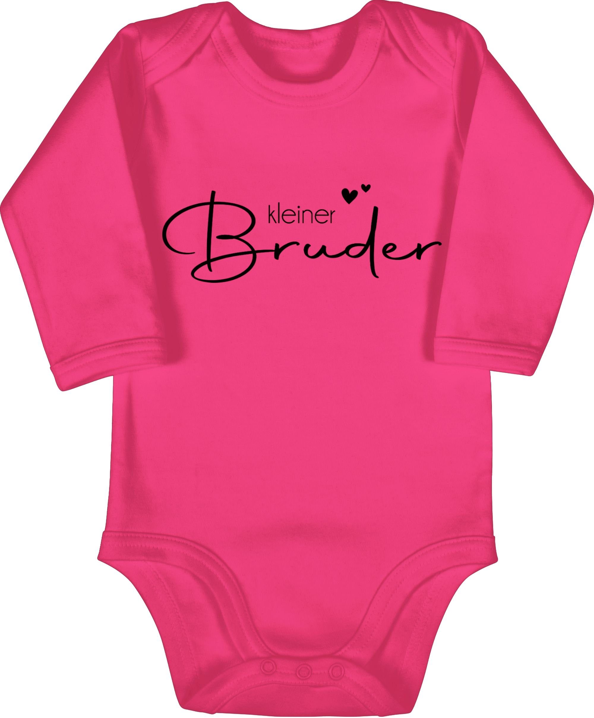 Shirtracer Shirtbody Kleiner Bruder - Little Brother Kleiner Bruder 2 Fuchsia