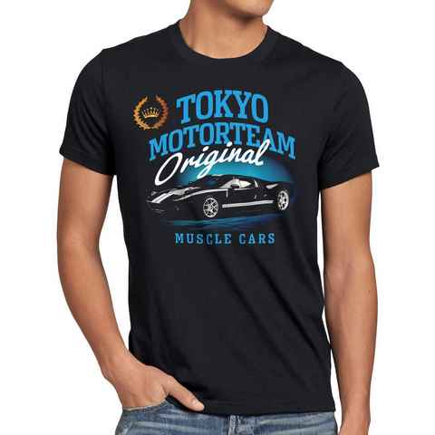 style3 Print-Shirt Herren T-Shirt Tokyo Motor muscle car gt usa mustang