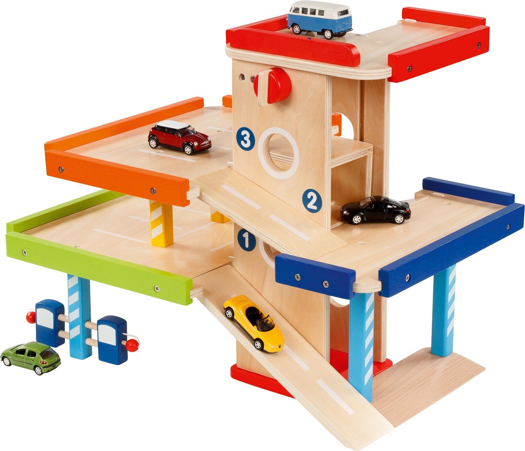 goki Spiel-Parkhaus Parkhaus aus Holz günstig online kaufen